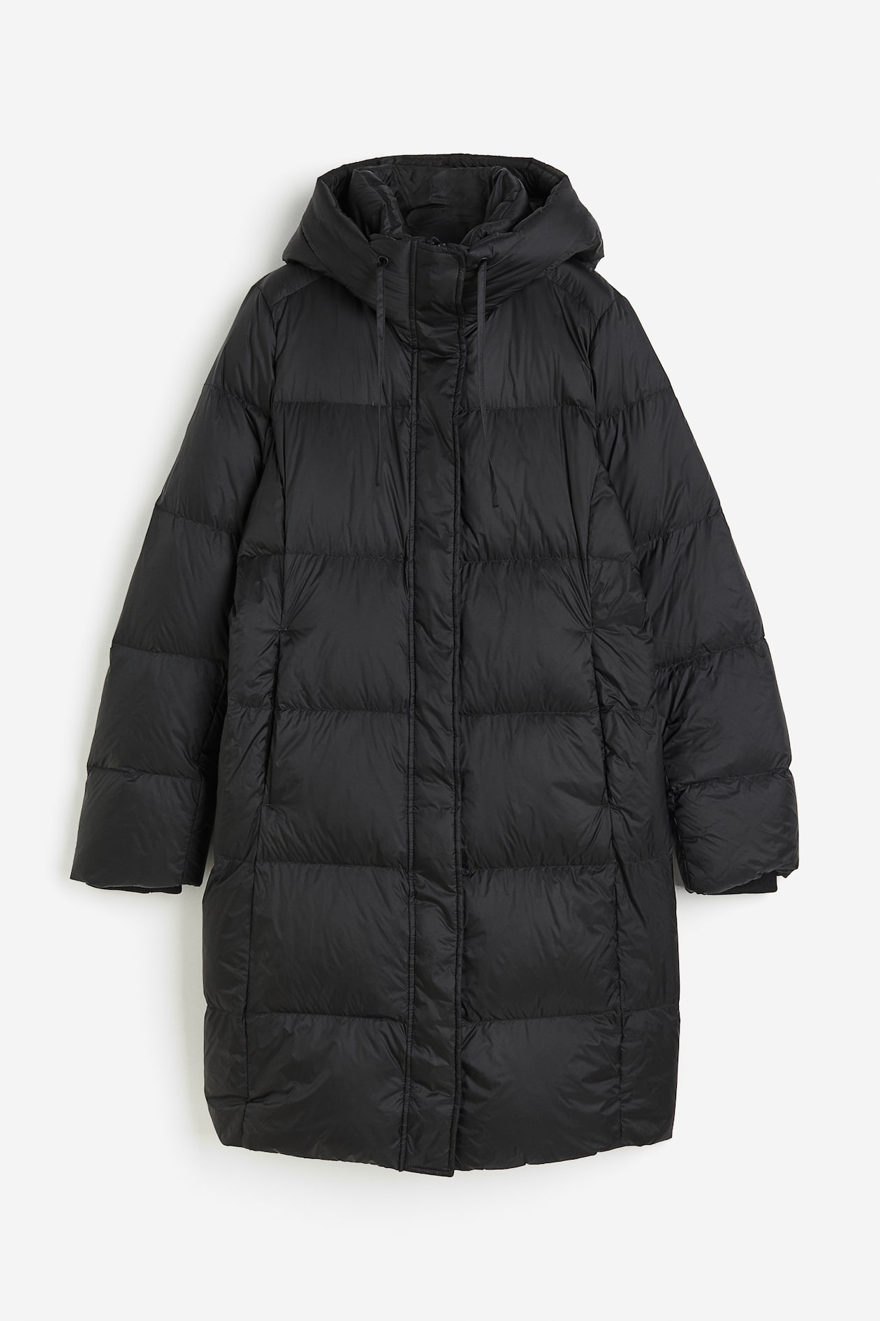 Water-repellent puffer down coat Black Ladies H&M