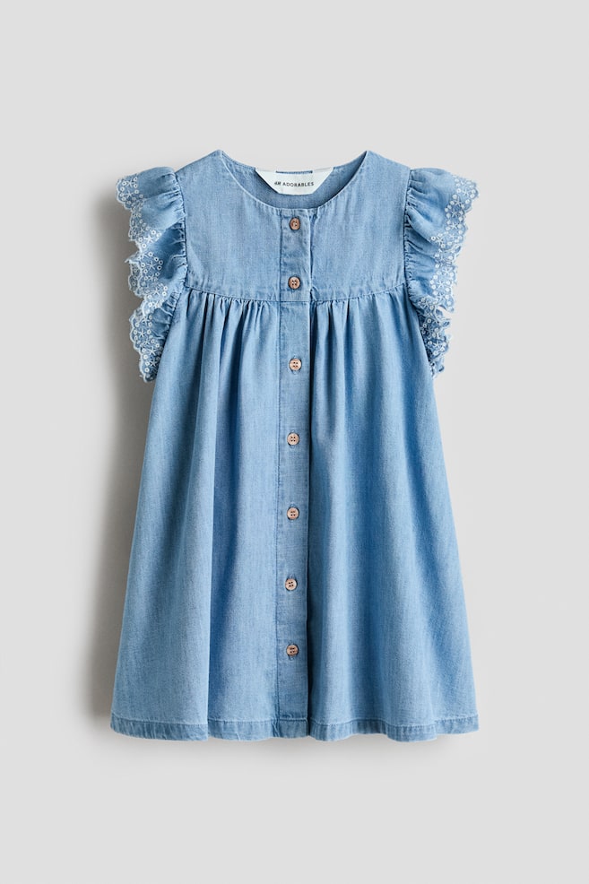 Denim Dress - Light denim blue - 1