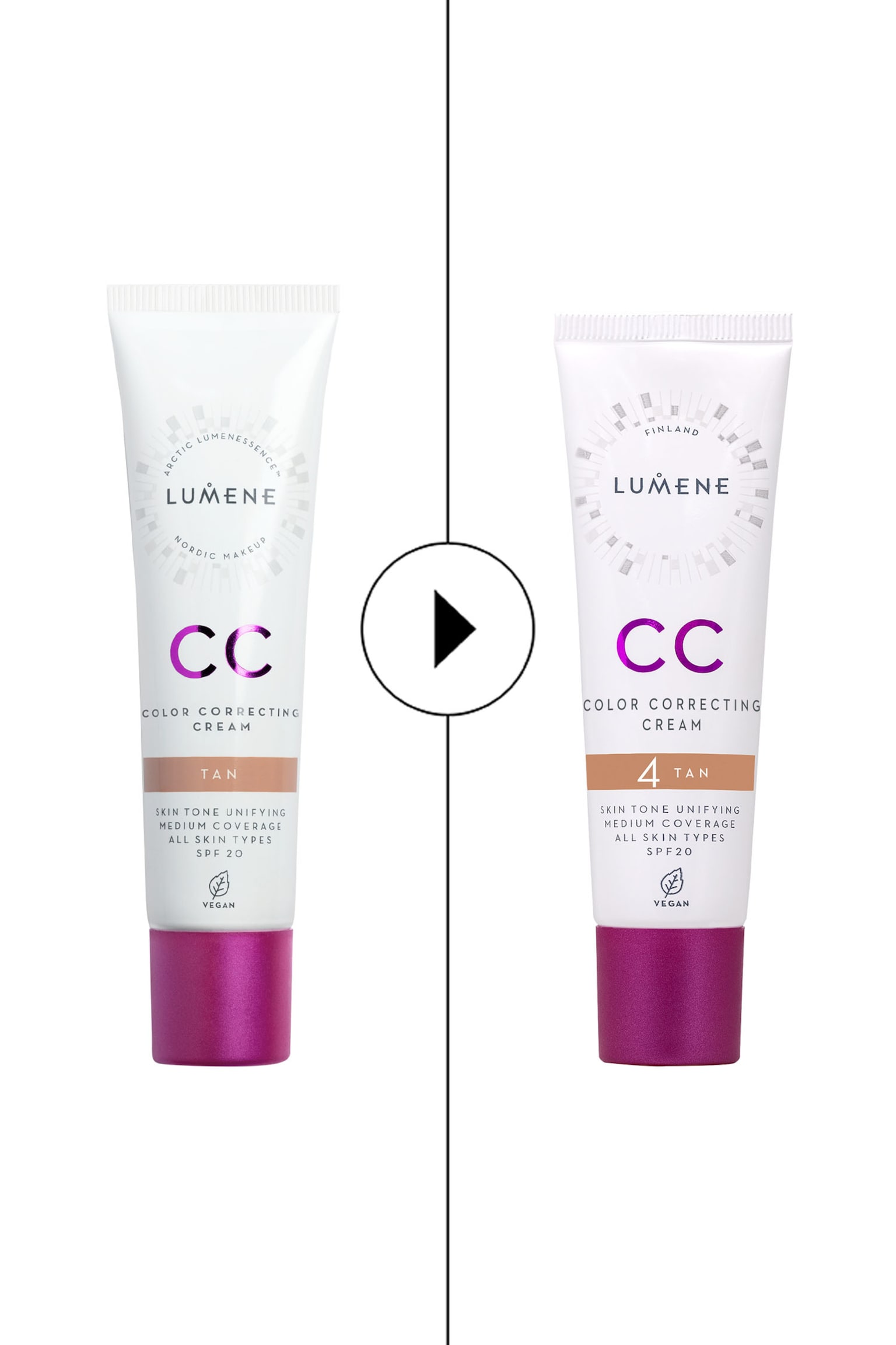 Cc Color Correcting Cream - Tan/Fair/Light/Medium/Ultra Light/Deep Tan - 3