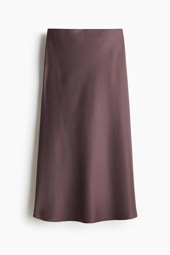 Midi Skirt - Dark mauve/Cream/leopard print/Light beige/Light blue/Dark beige/leopard print/Black/Light beige/Light beige/leopard print/Powder pink - 1