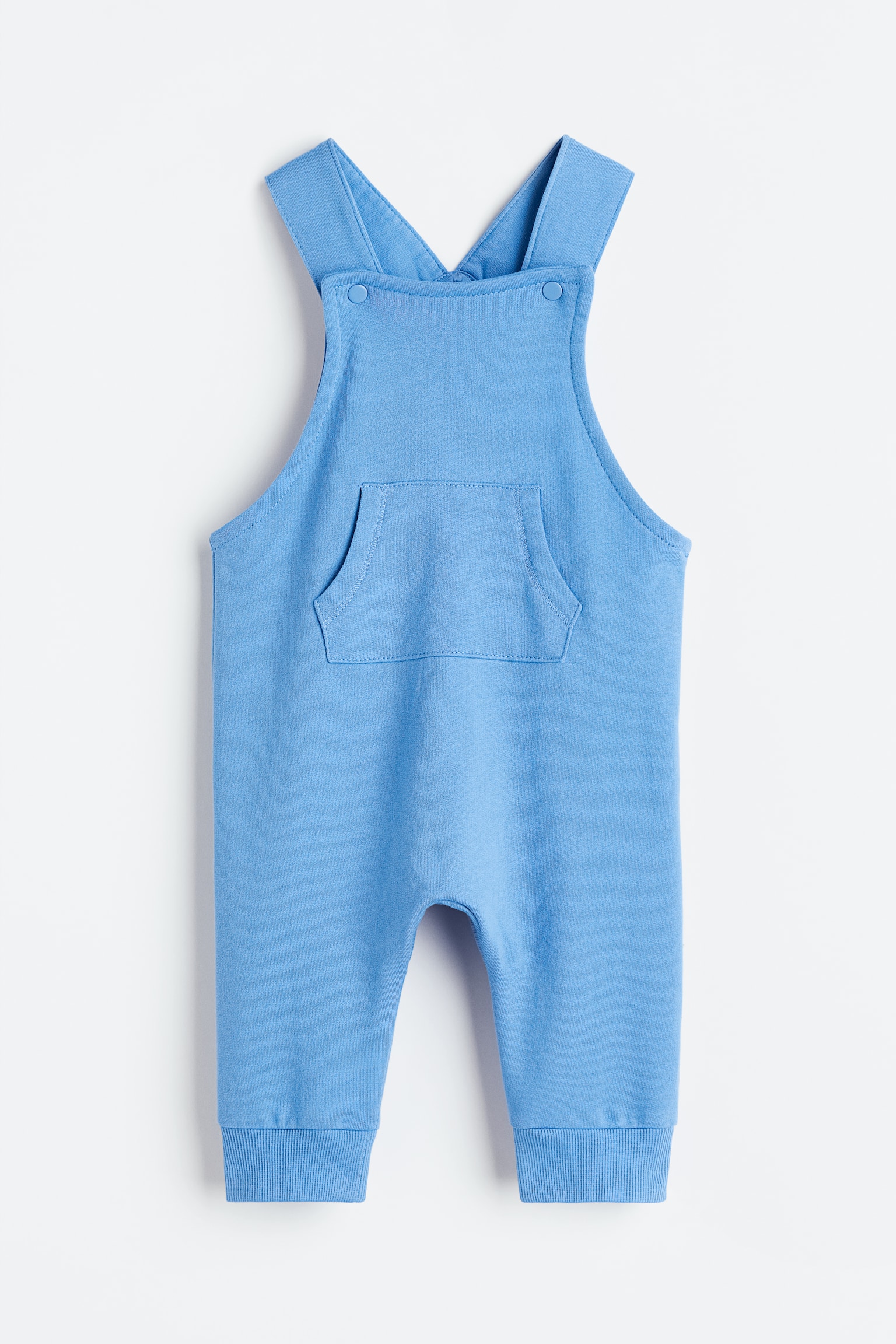 Cotton Dungarees - Blue/Light pink/Light green/Light beige/Brown - 1