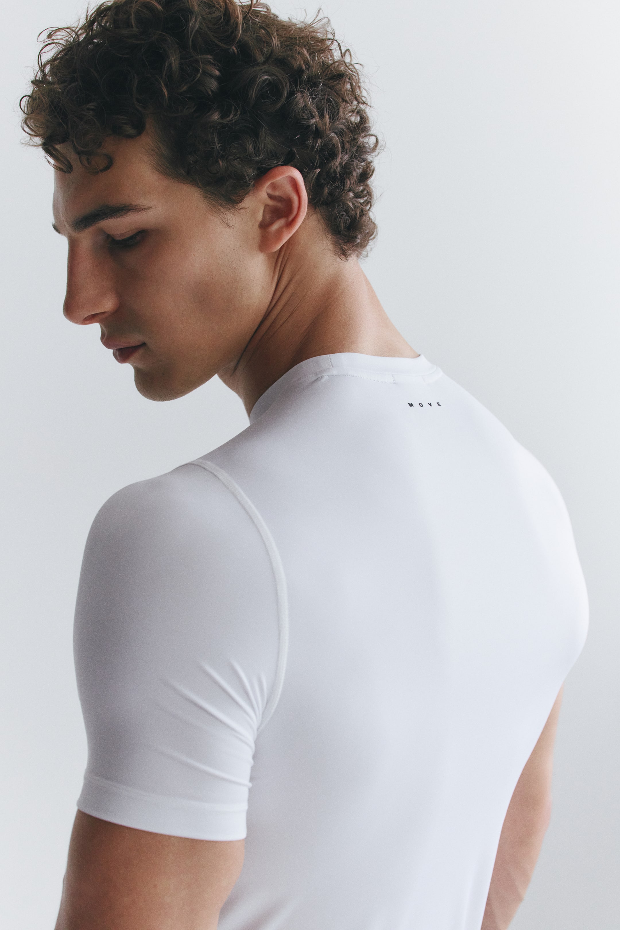 Compression-Fit Sports T-Shirt with DryMove™