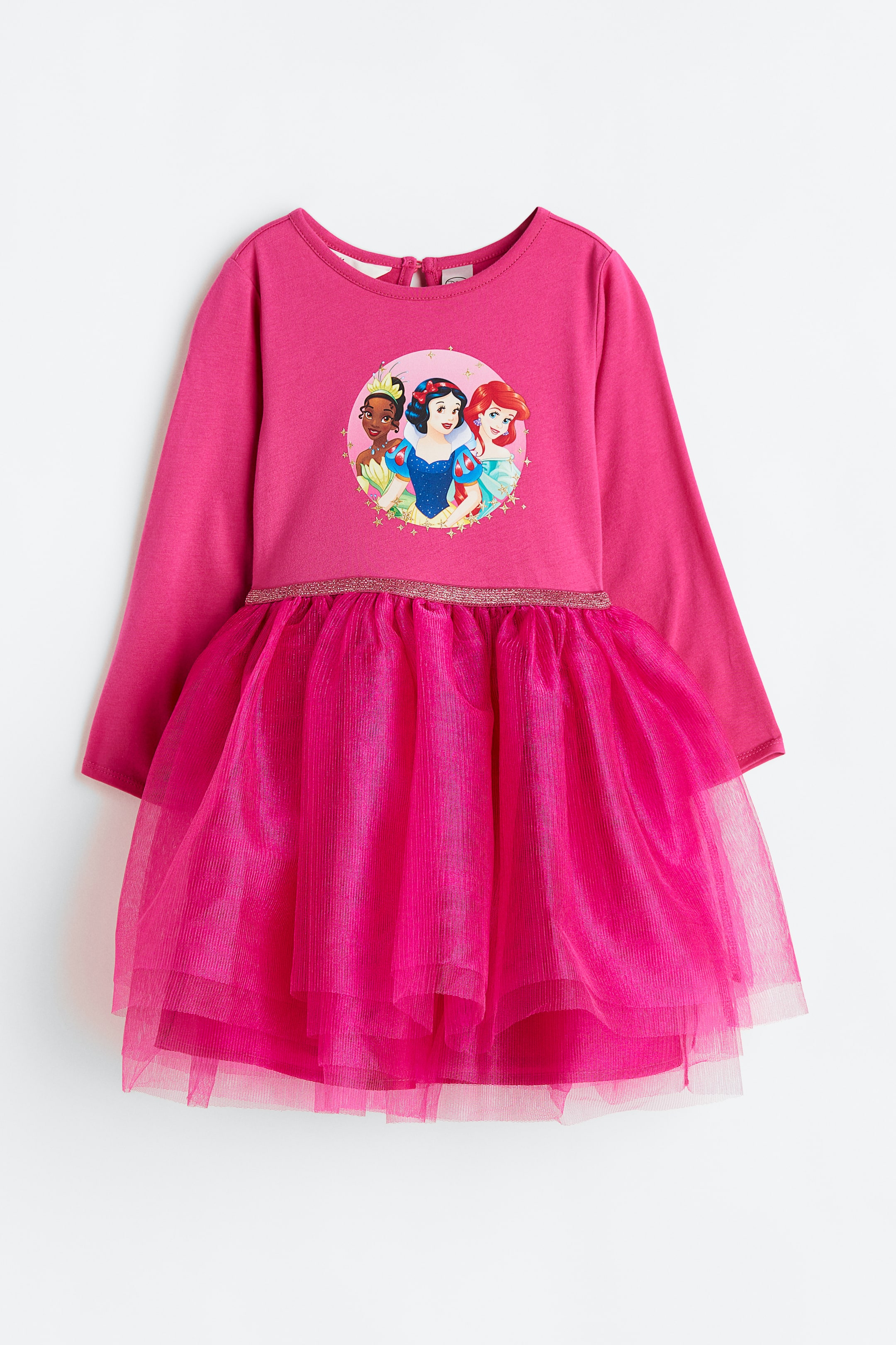 View larger image: Printed tulle dress - Cerise/Disney Princesses - Kids | H&M IN 1