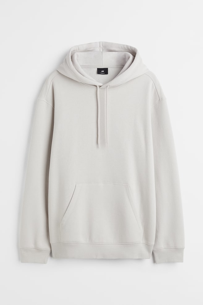 Relaxed Fit Hoodie - Light greige/Black/White/Light grey marl/dc/dc/dc/dc/dc/dc/dc/dc/dc/dc/dc/dc/dc - 2