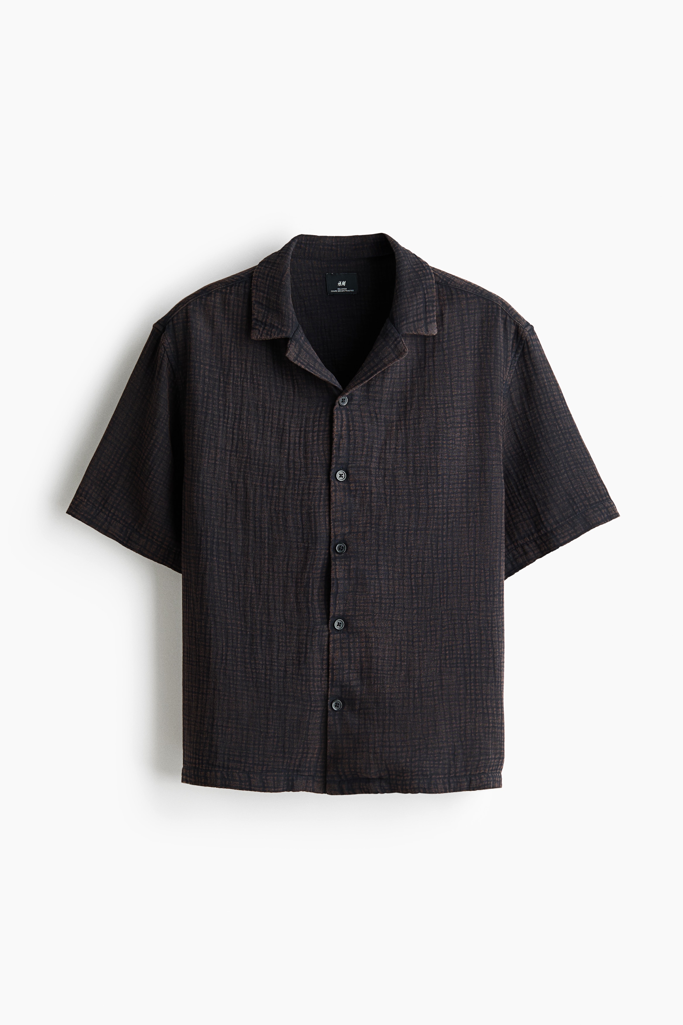 Relaxed-Fit Short-Sleeved Muslin Shirt from H&M - $29.99
