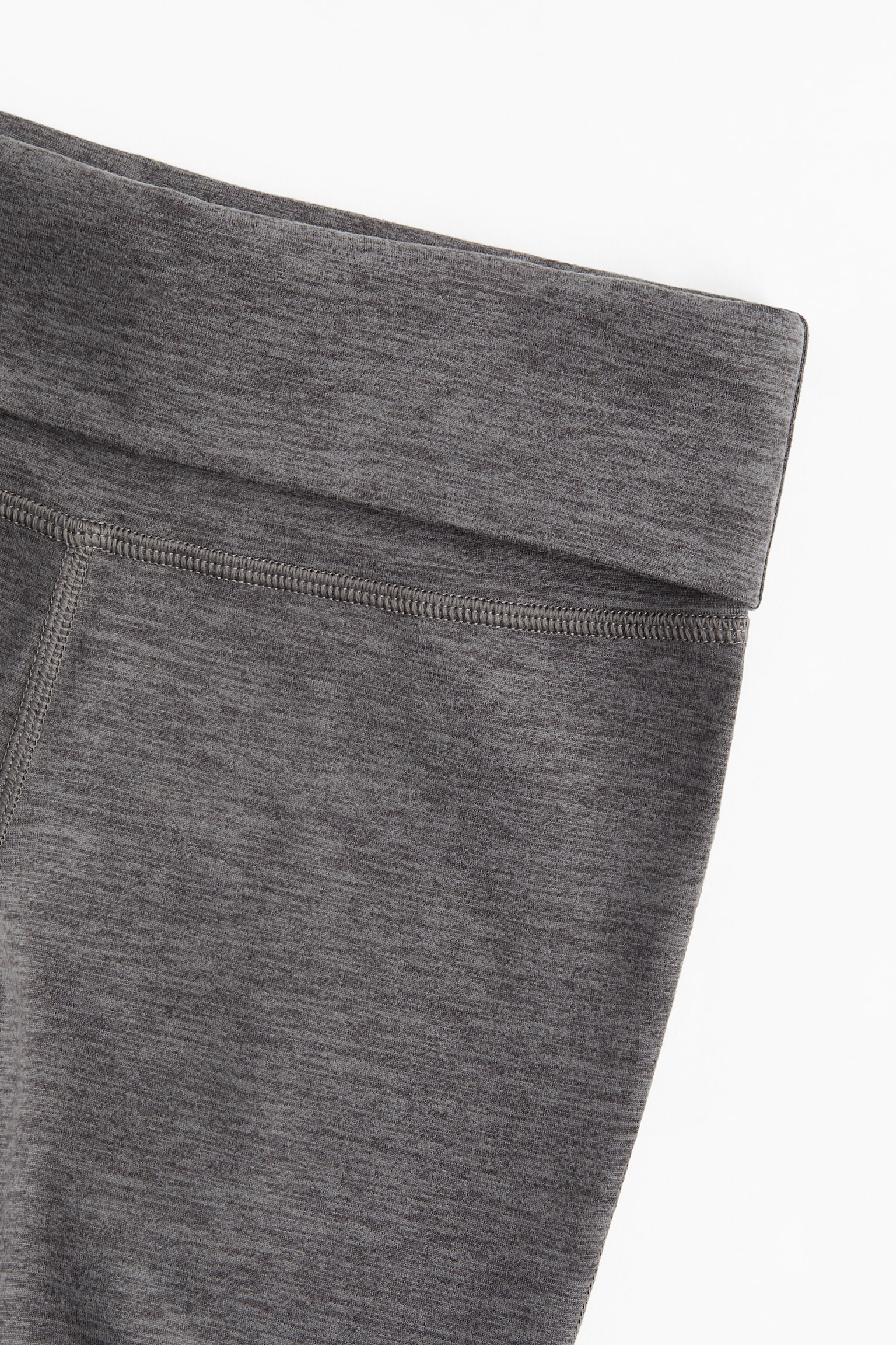 Flared sports leggings in DryMove™ - Dark grey marl/Light grey marl - 3