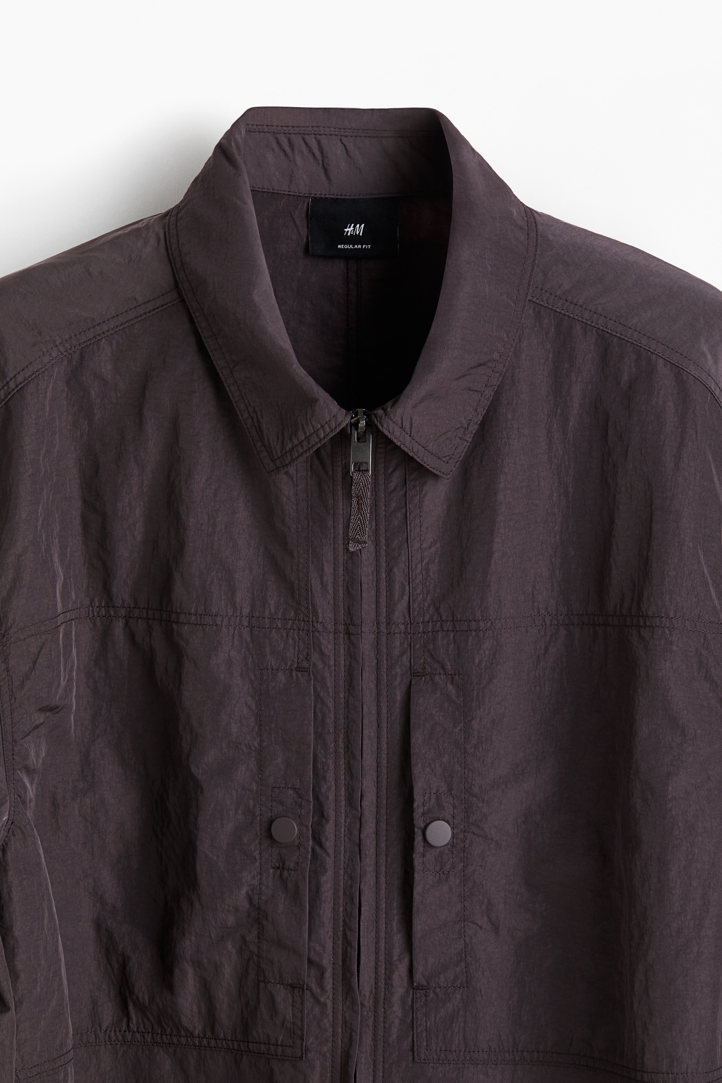 Regular Fit Nylon overshirt