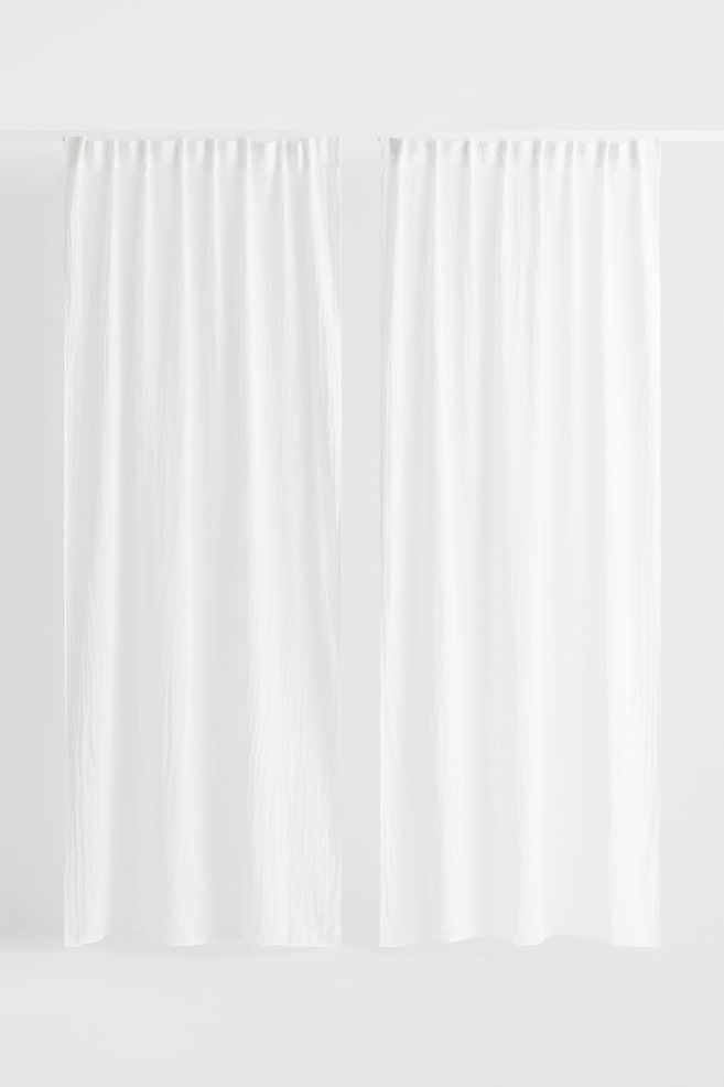 2-pack multiway linen-blend curtains - White/Light beige/Light greige/Dark grey/dc - 5
