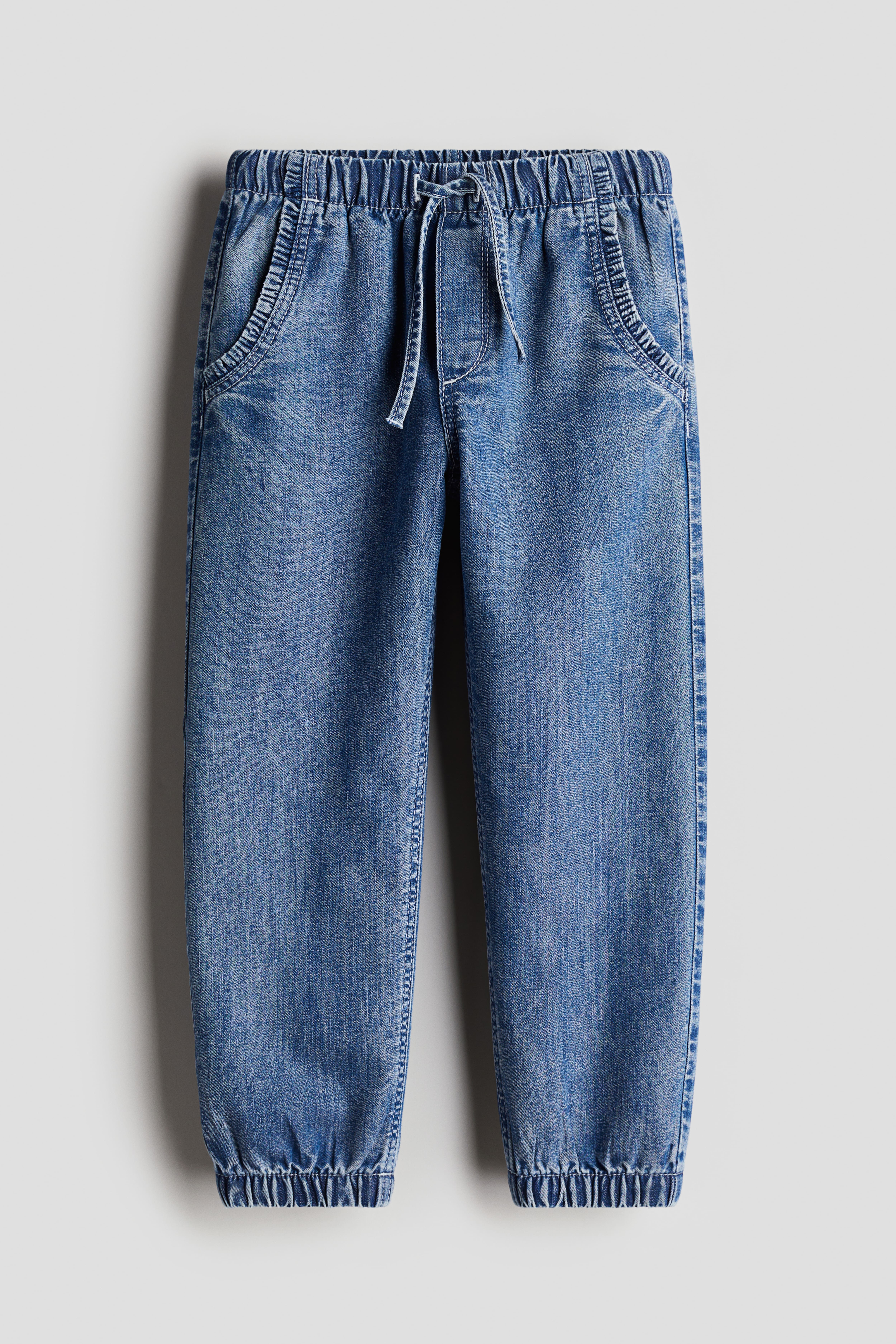 Blue denim jogger jeans sale