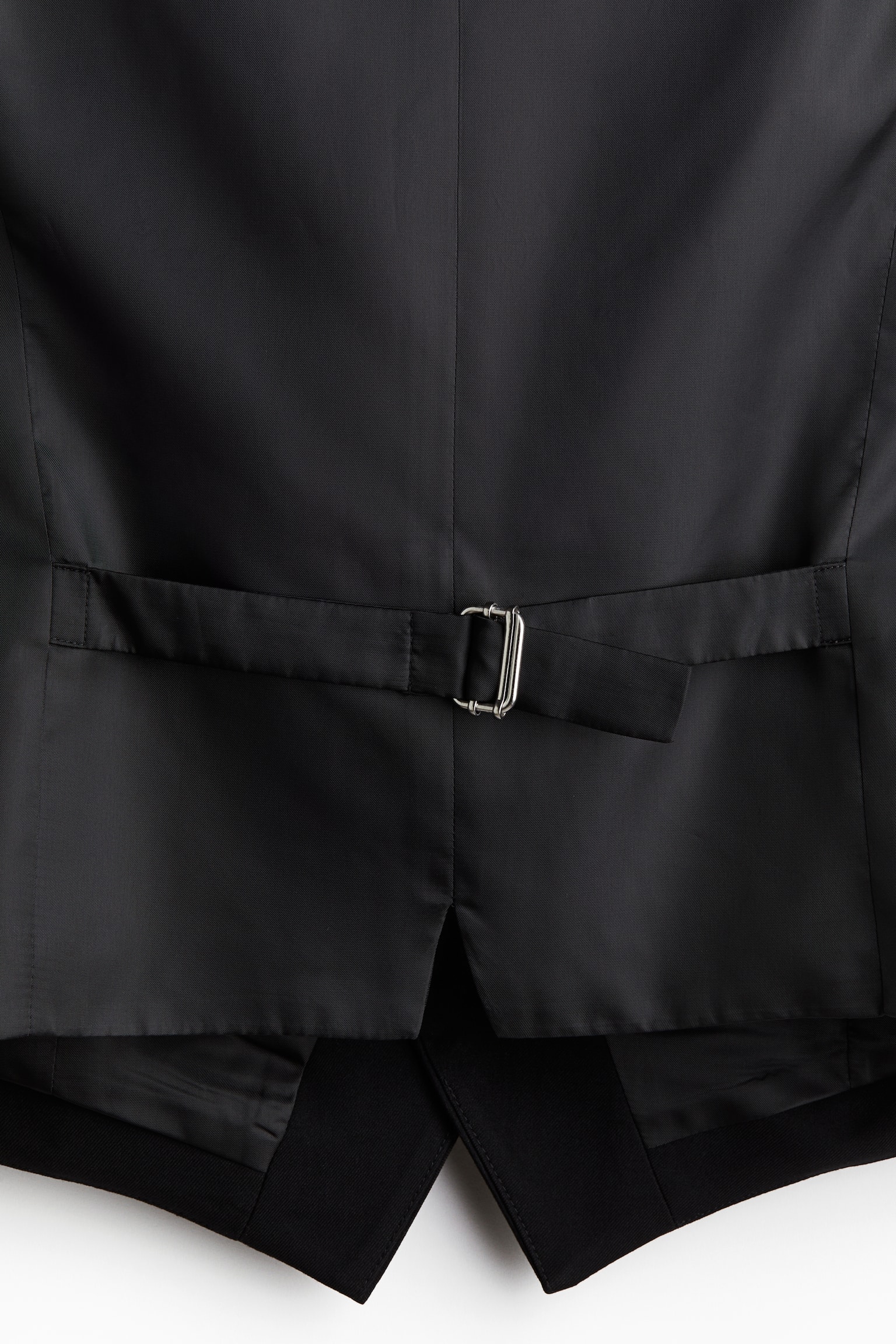 Мужской жилет H&M Slim-Fit Suit Vest, цвет: Чёрный — фото 8