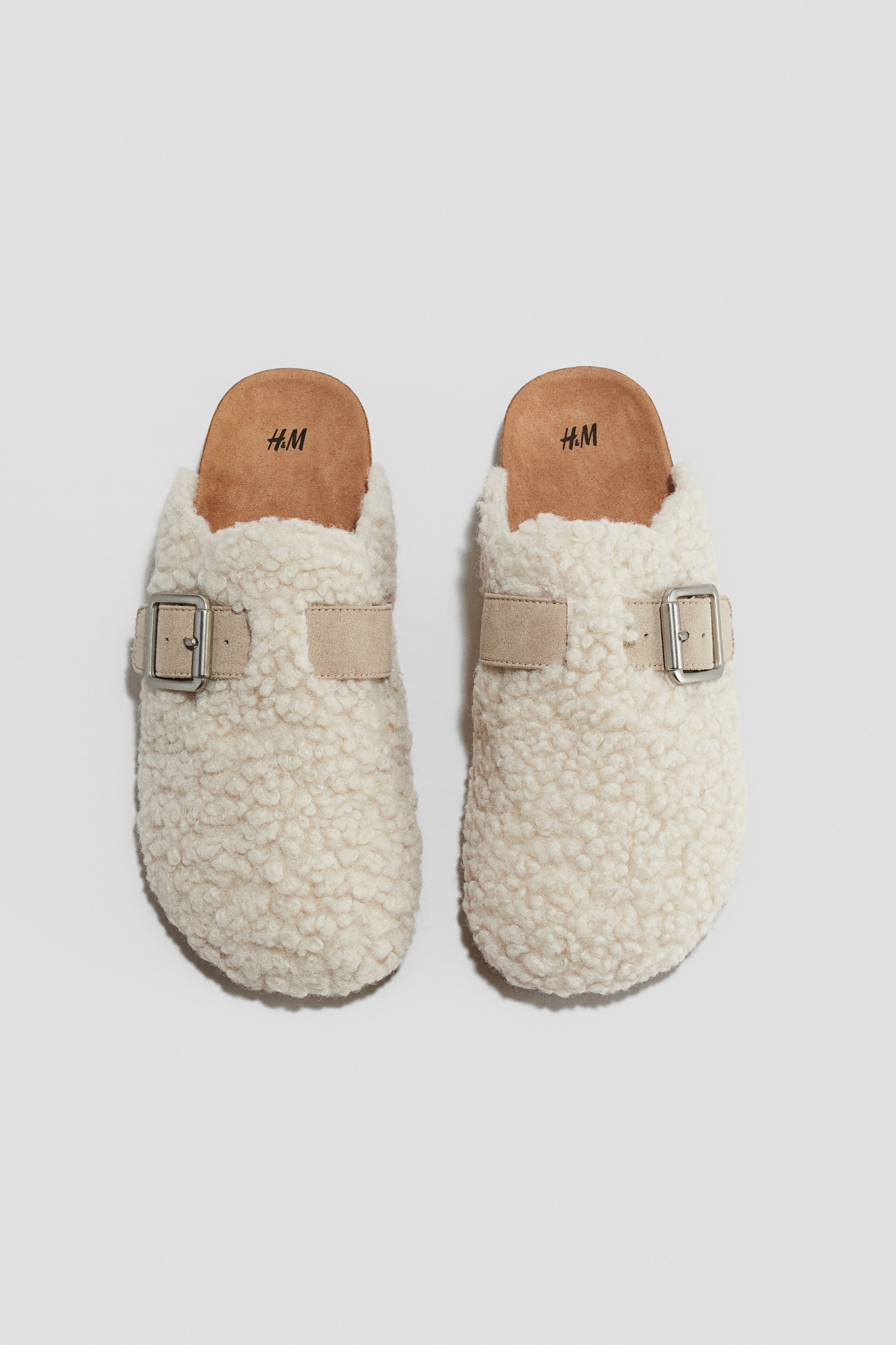 View larger image: Teddy slippers - Light beige - Kids | H&M IE 2