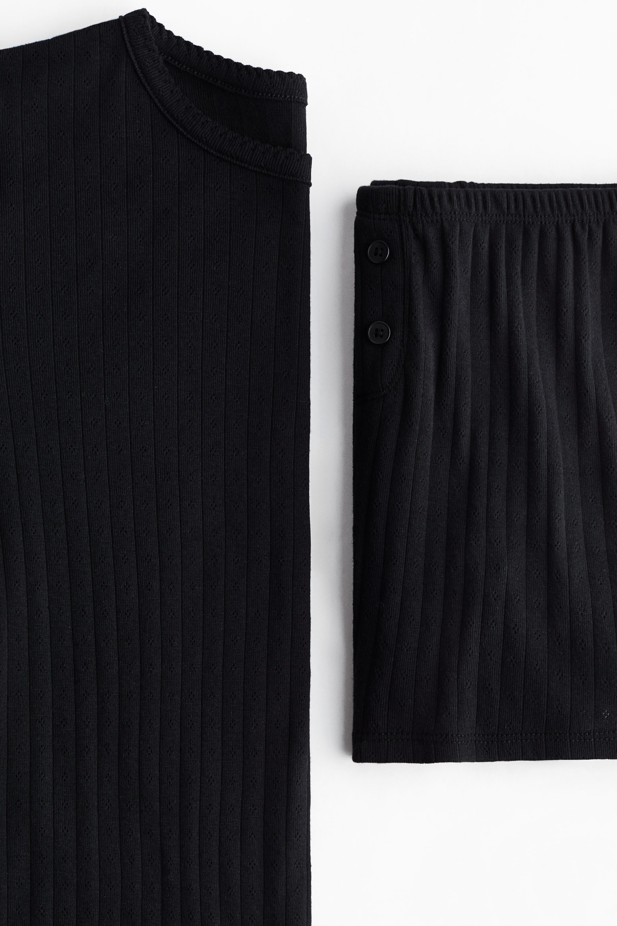 Pointelle Jersey Pajamas