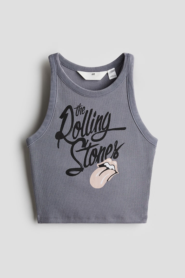 Muscle Tee Rolling Stones Crop Top Forever 21 Forever 21 Corvette