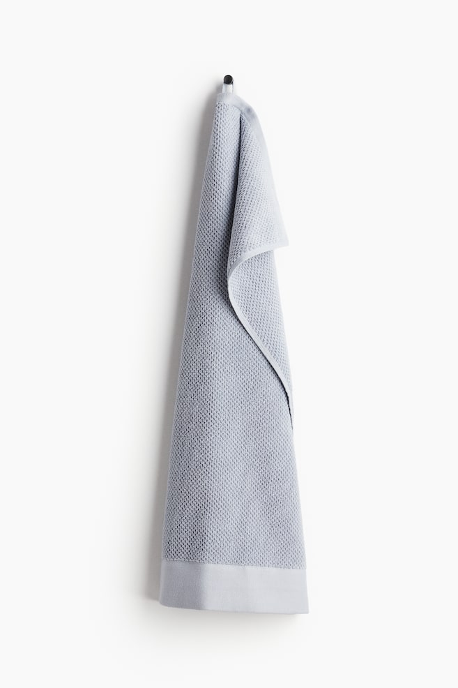 Cotton Terry Hand Towel - Light dusty blue/Dark green/Dark brown/Light beige/Dark brown/Black/Dark green/Sage green/Orange/White/Dusty blue/Sage green/Taupe/Black/White/Beige/Powder pink/Light beige/Dusty pink - 1