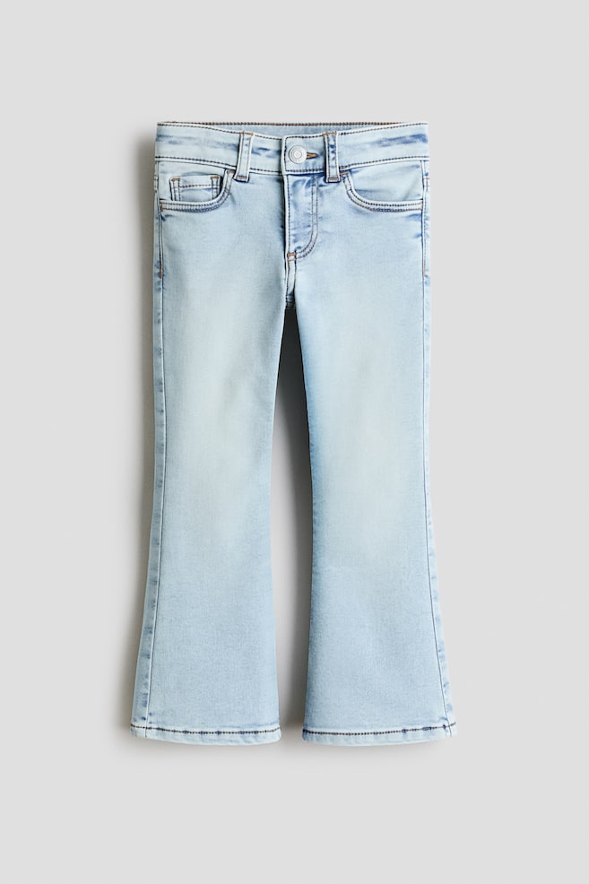 Super Soft Flared Leg Jeans - Light denim blue/Denim blue/Dark denim blue/Denim gray/Denim black - 1