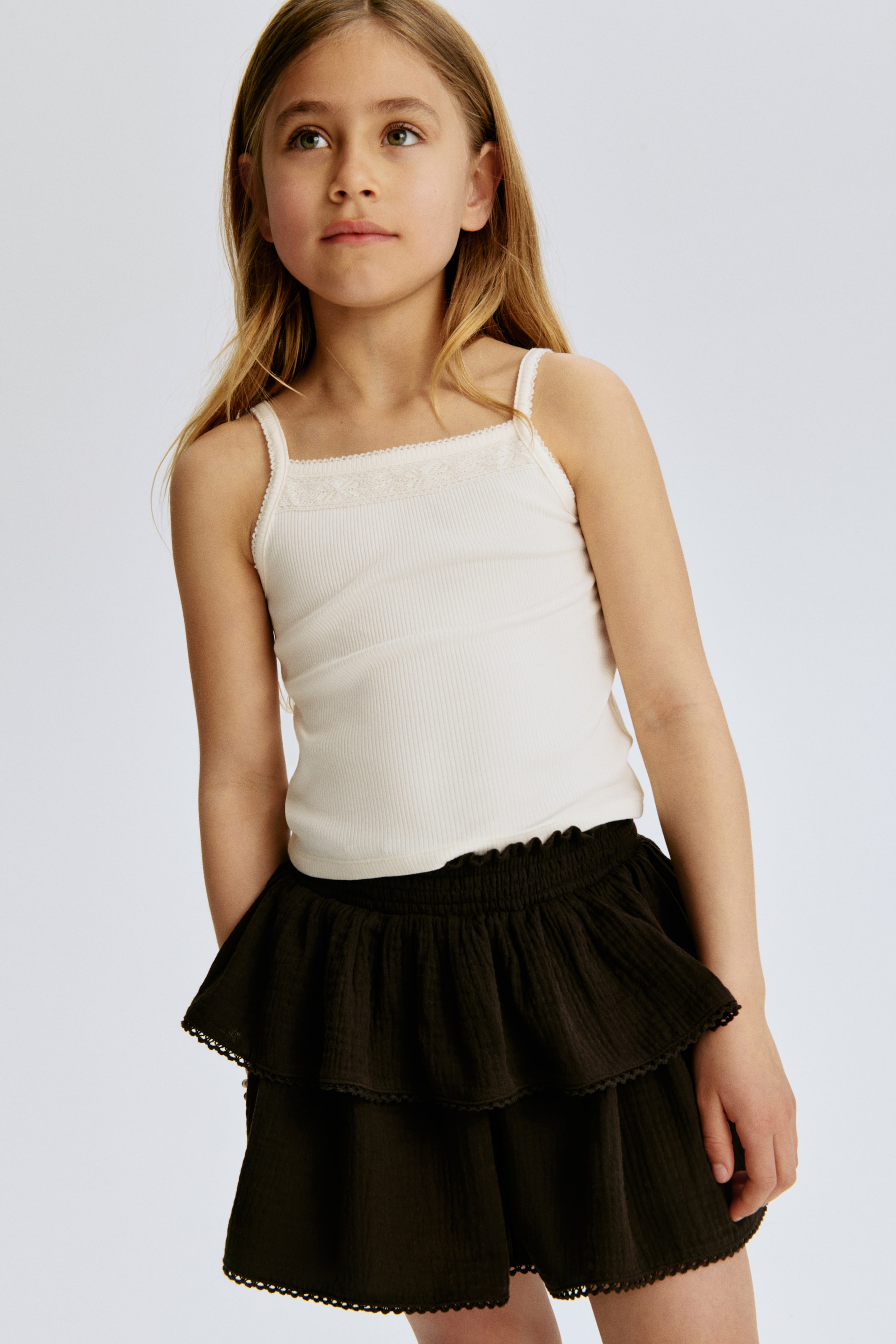 Детские юбки H&M Tiered Muslin Skirt — фото 5