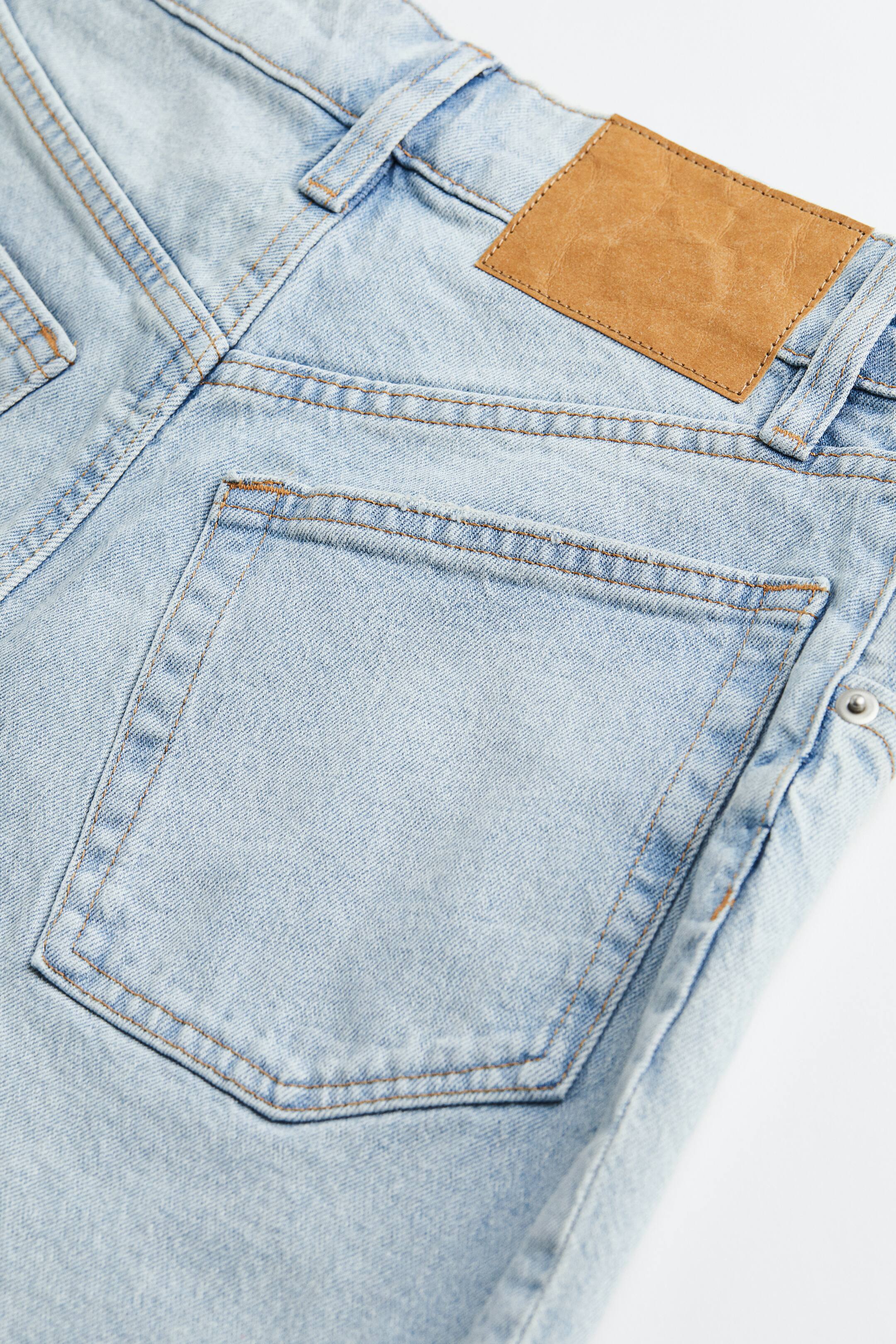 View larger image: High Waist Denim shorts - Light denim blue - Ladies | H&M IN 2