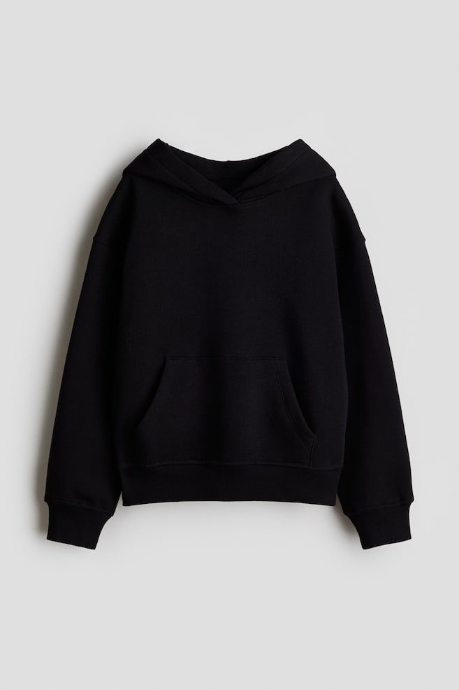 Maglia con cappuccio - Nero/Nero/Grigio chiaro mélange/Beige chiaro mélange/Grigio chiaro mélange/Crema/Rosa/Rosa chiaro - 1