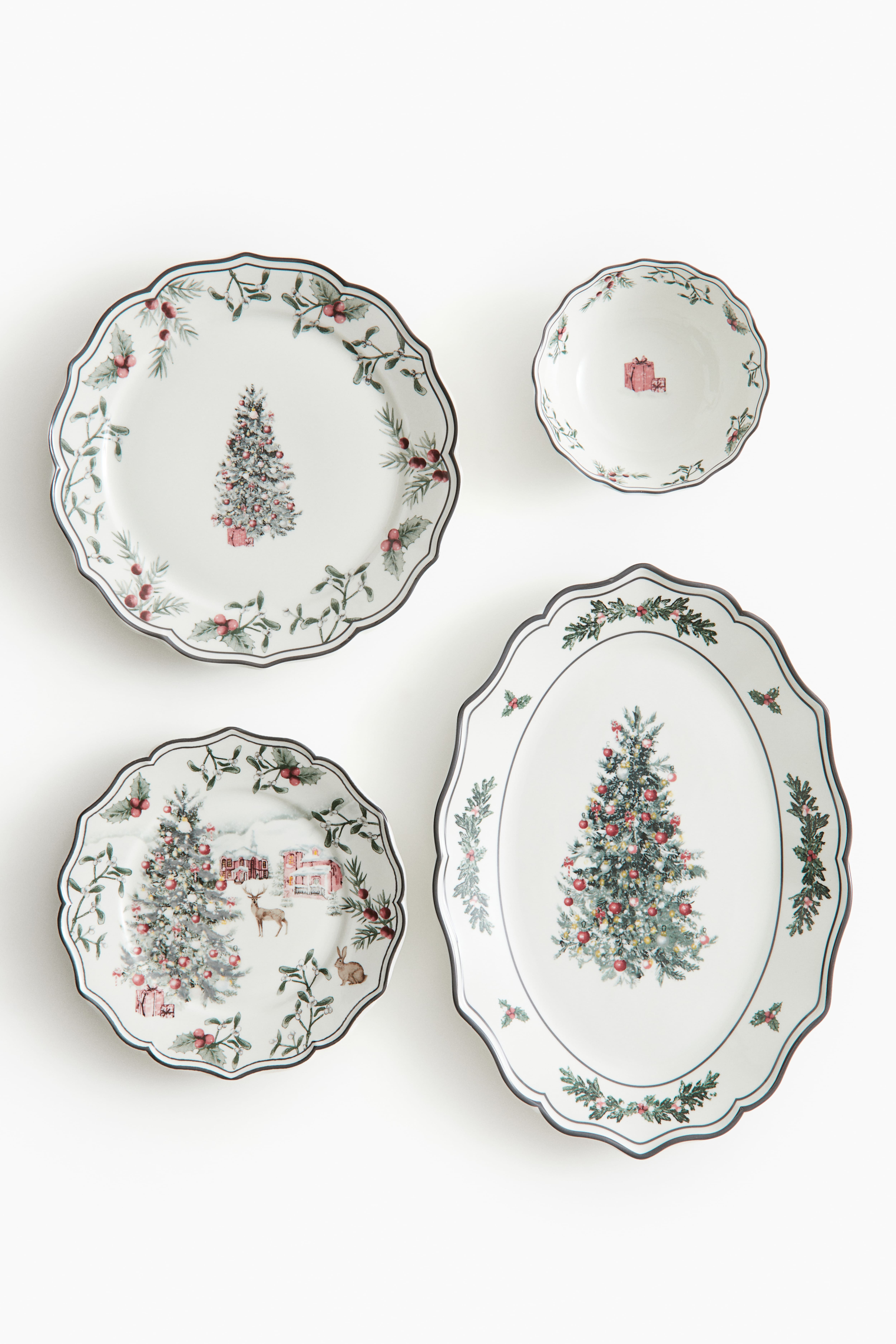 Large Porcelain Serving Plate
