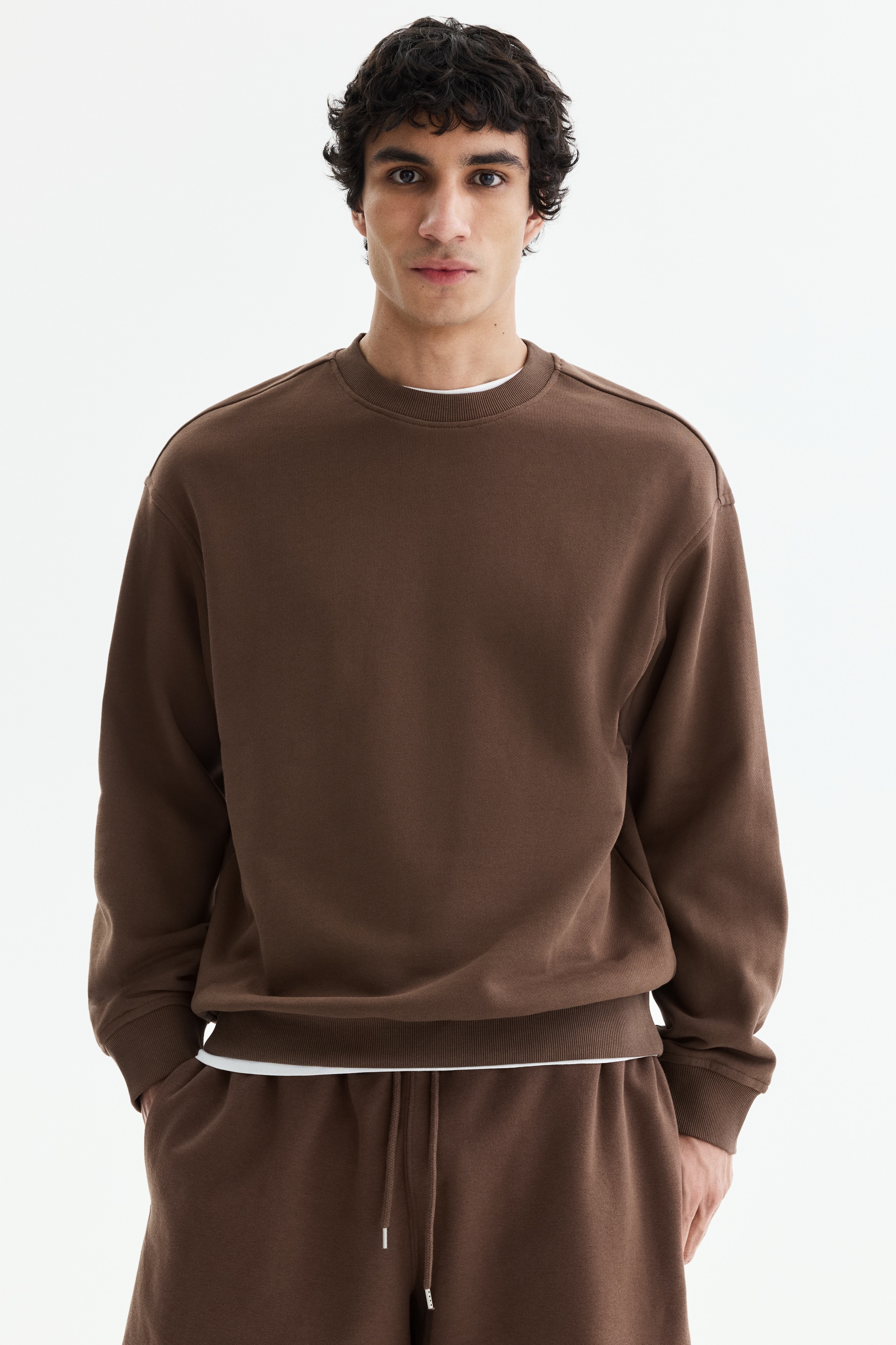 リラックスフィット スウェットシャツ - ライトブラウン - Men | H&M JP