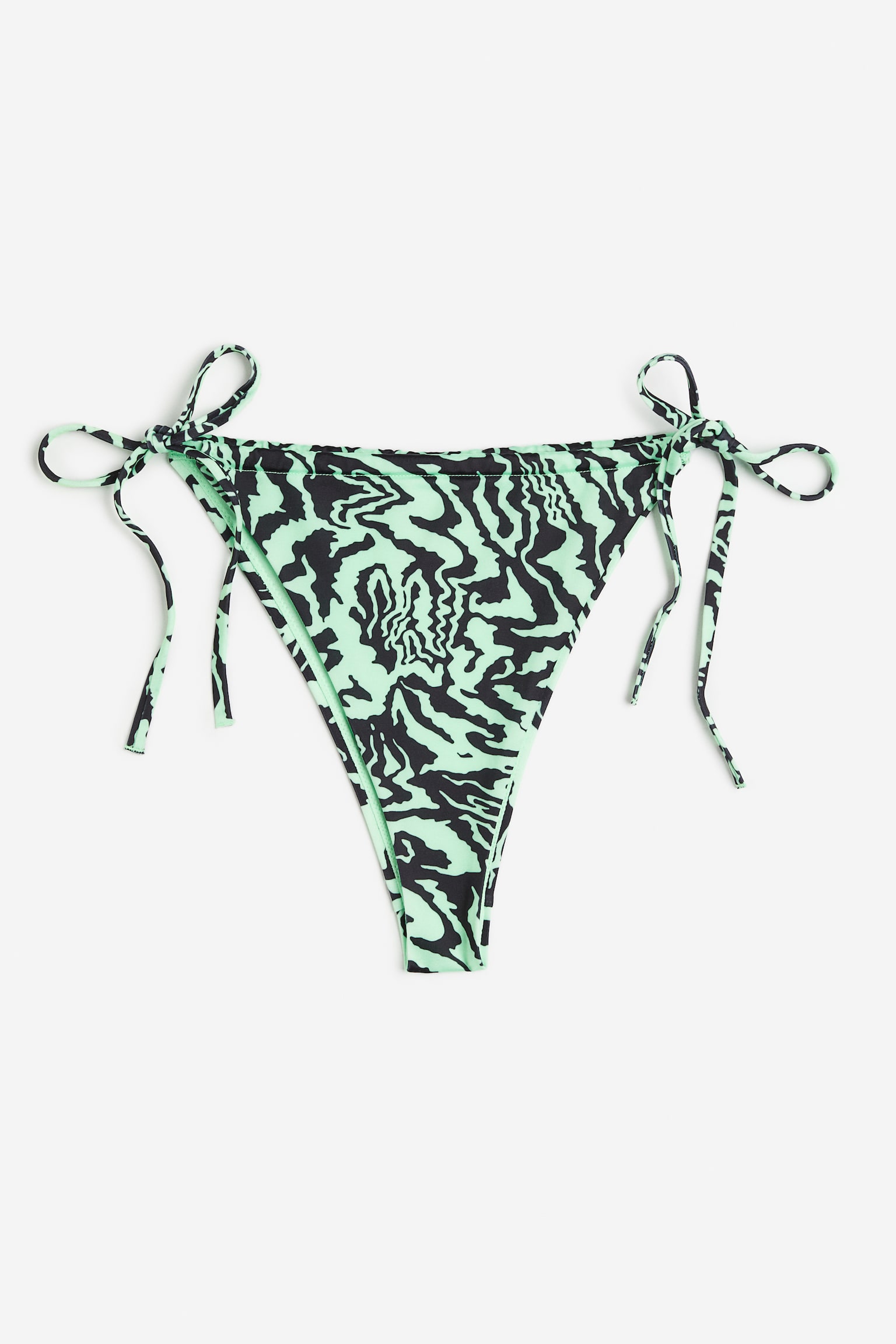 Brazilian bikini bottoms - Mint green/Patterned/Turquoise/Bright blue - 1