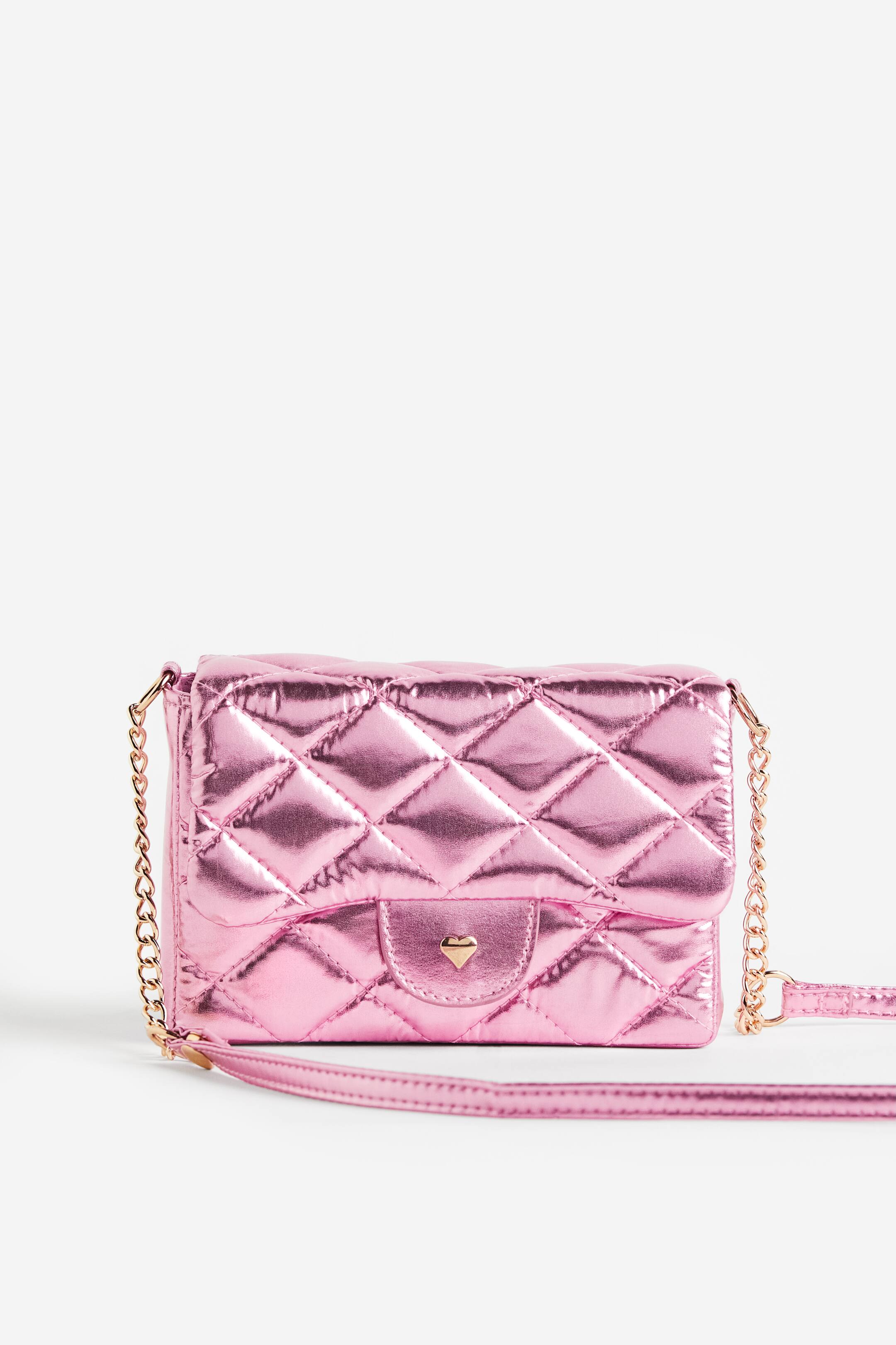Quilted shoulder bag Pink Kids H&M GB