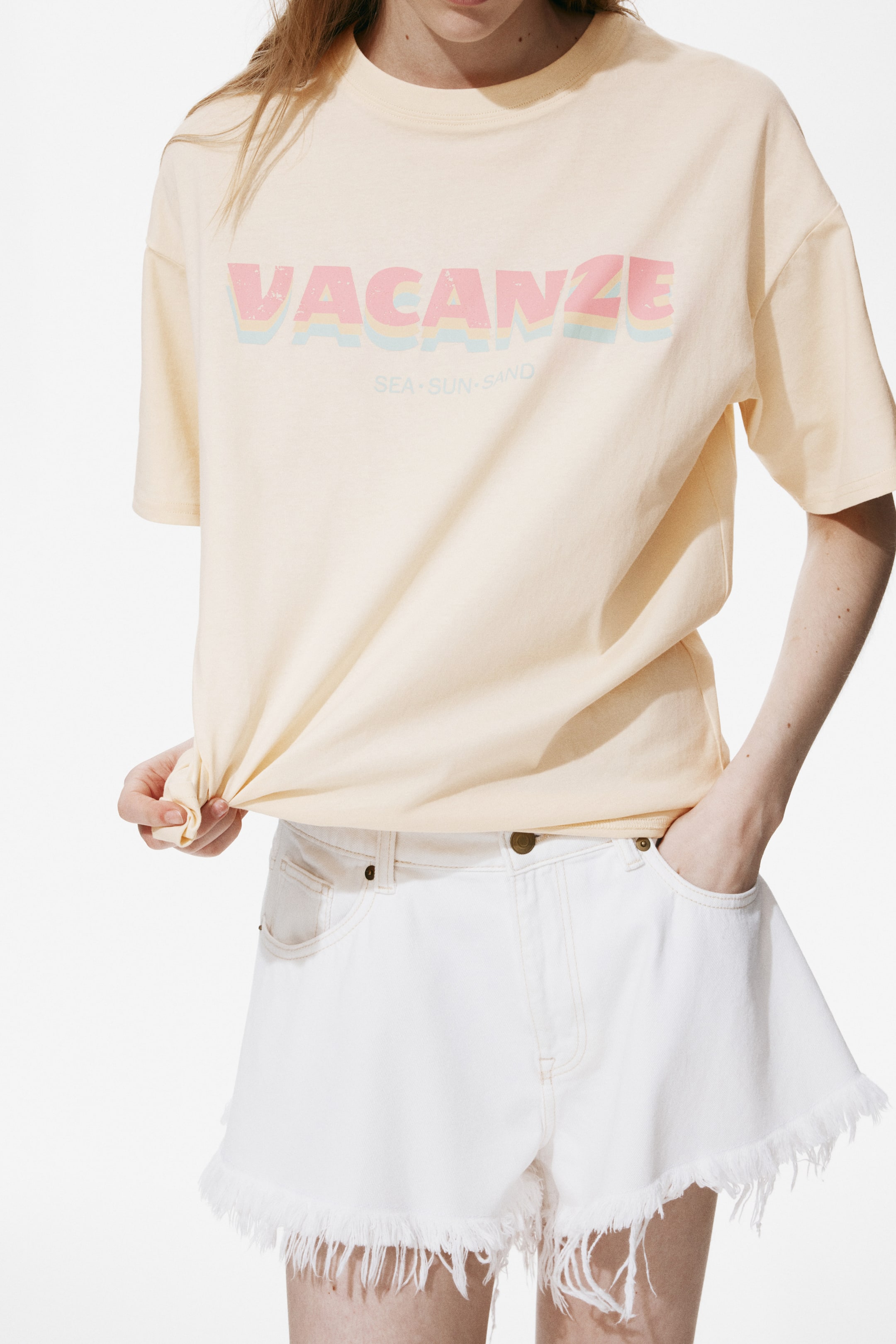 T-shirt ample imprimé
