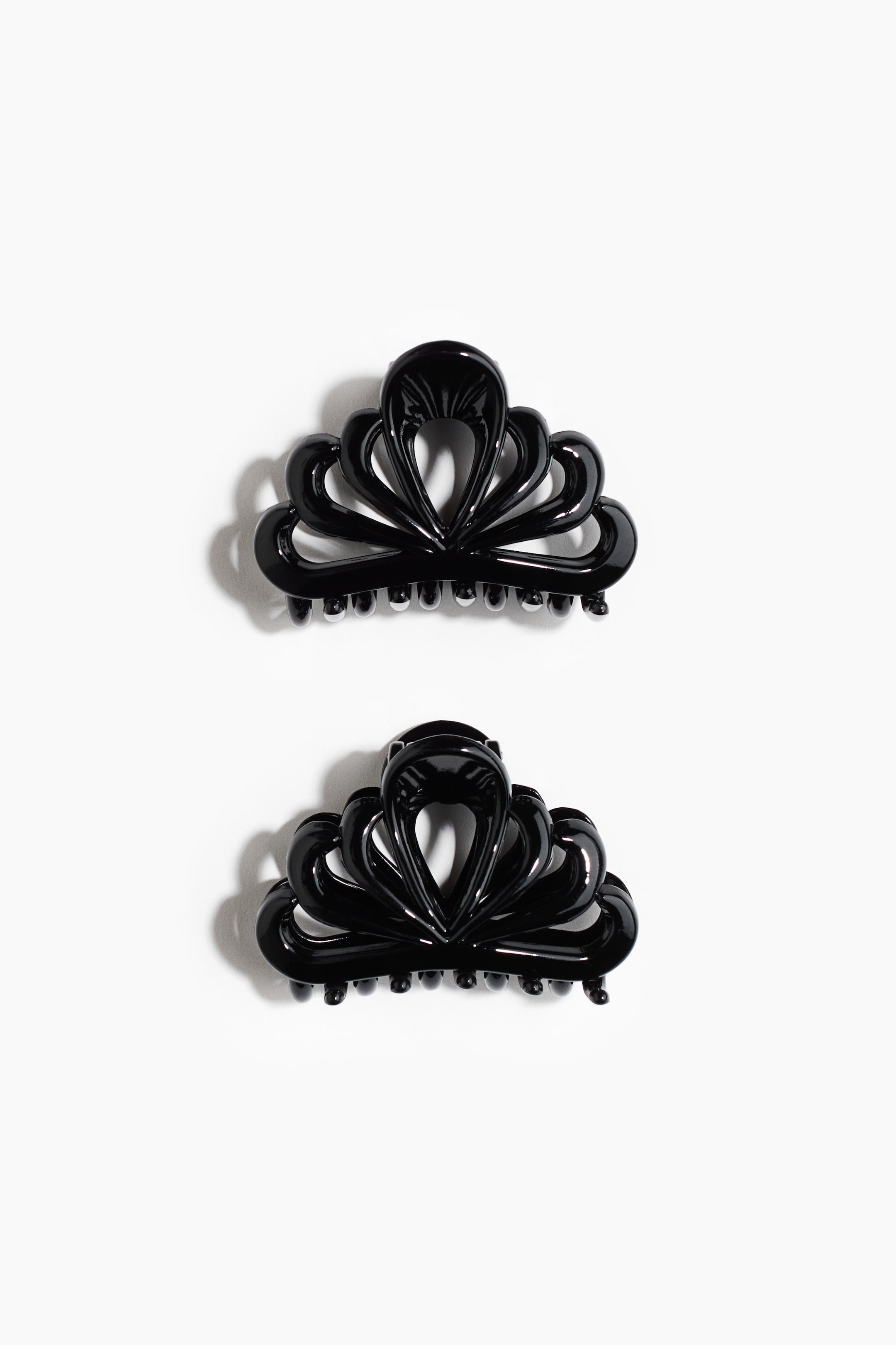 Vezi imaginea mai mare: 2-pack hair claws - Negru - FEMEI | H&M RO 1