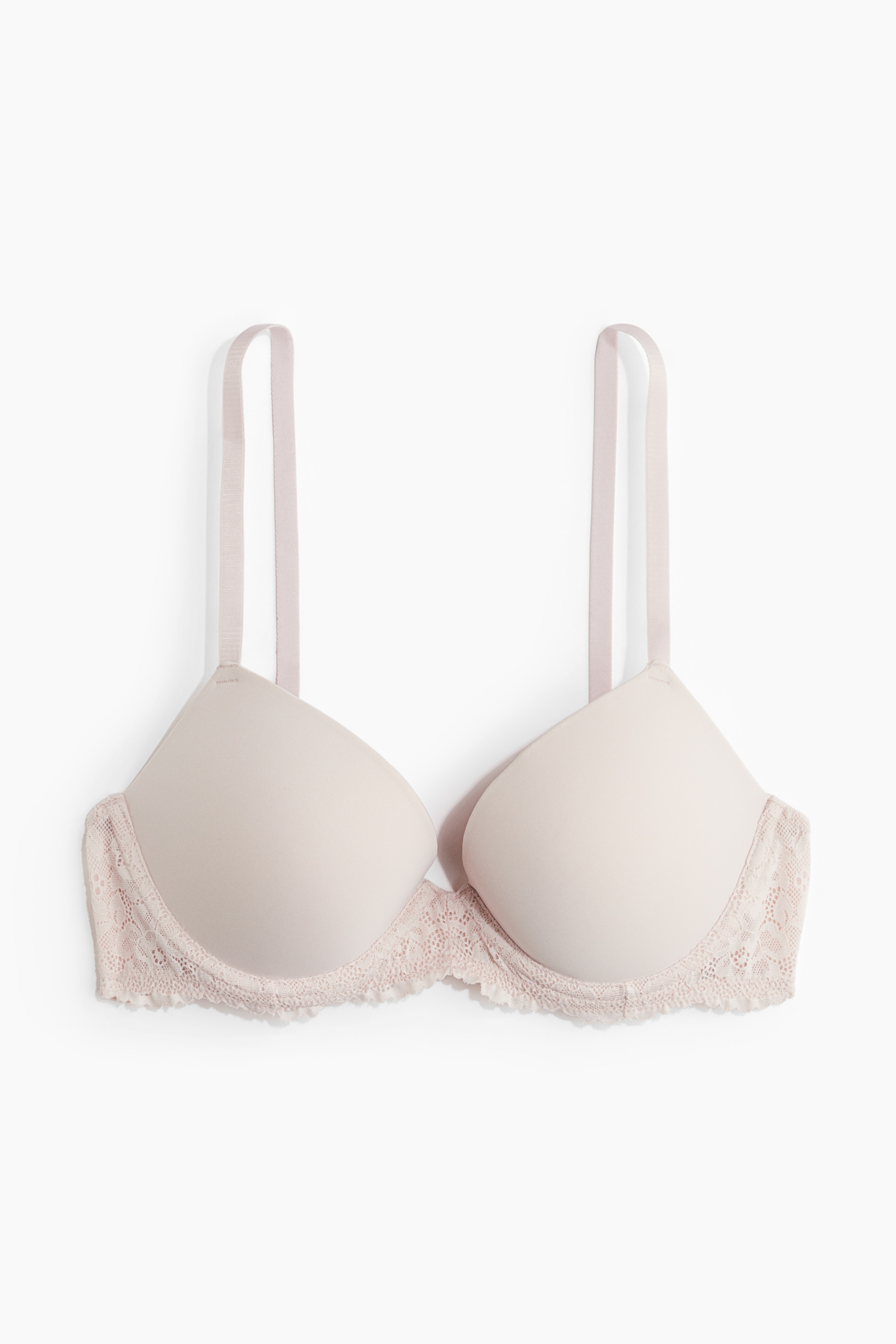 Soutien-gorge Push Up H&M Taille 80C Rose Dentelle - Occasion Très Bon état