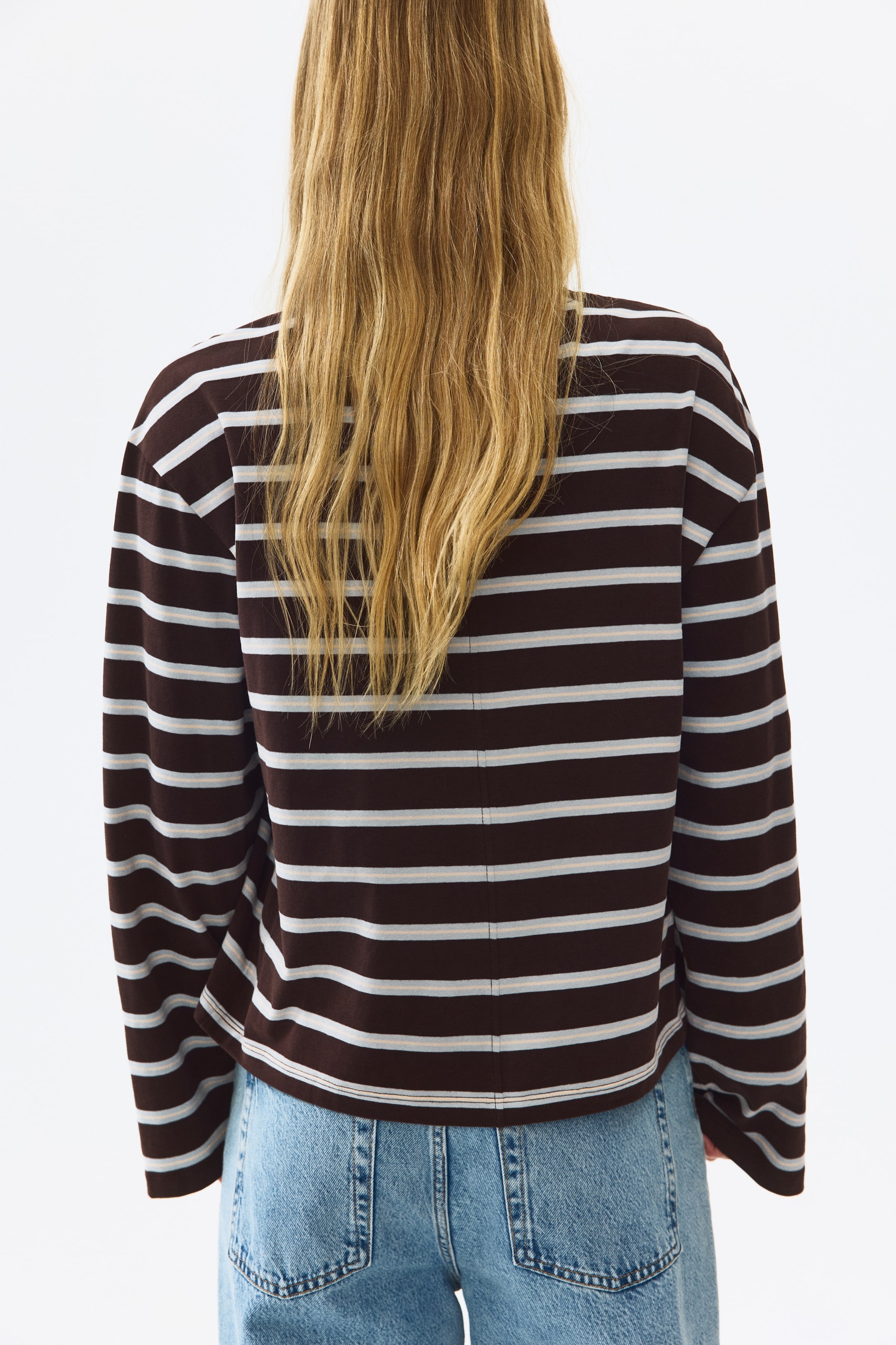 Long-Sleeved Cotton Top
