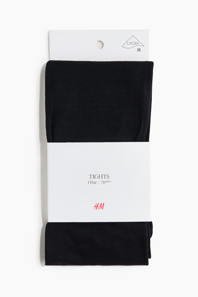 MAMA Tights 70 denier with Lycra® - Black - 1