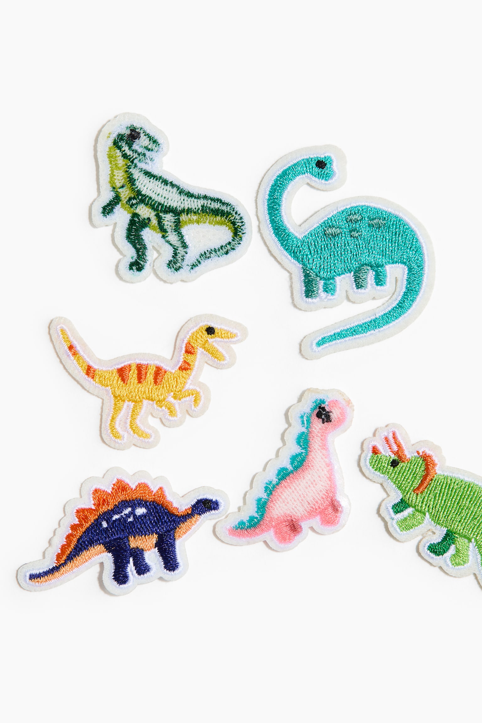 Małe łaty termoprzylepne 6-pak - Zielony/Dinozaury - 3