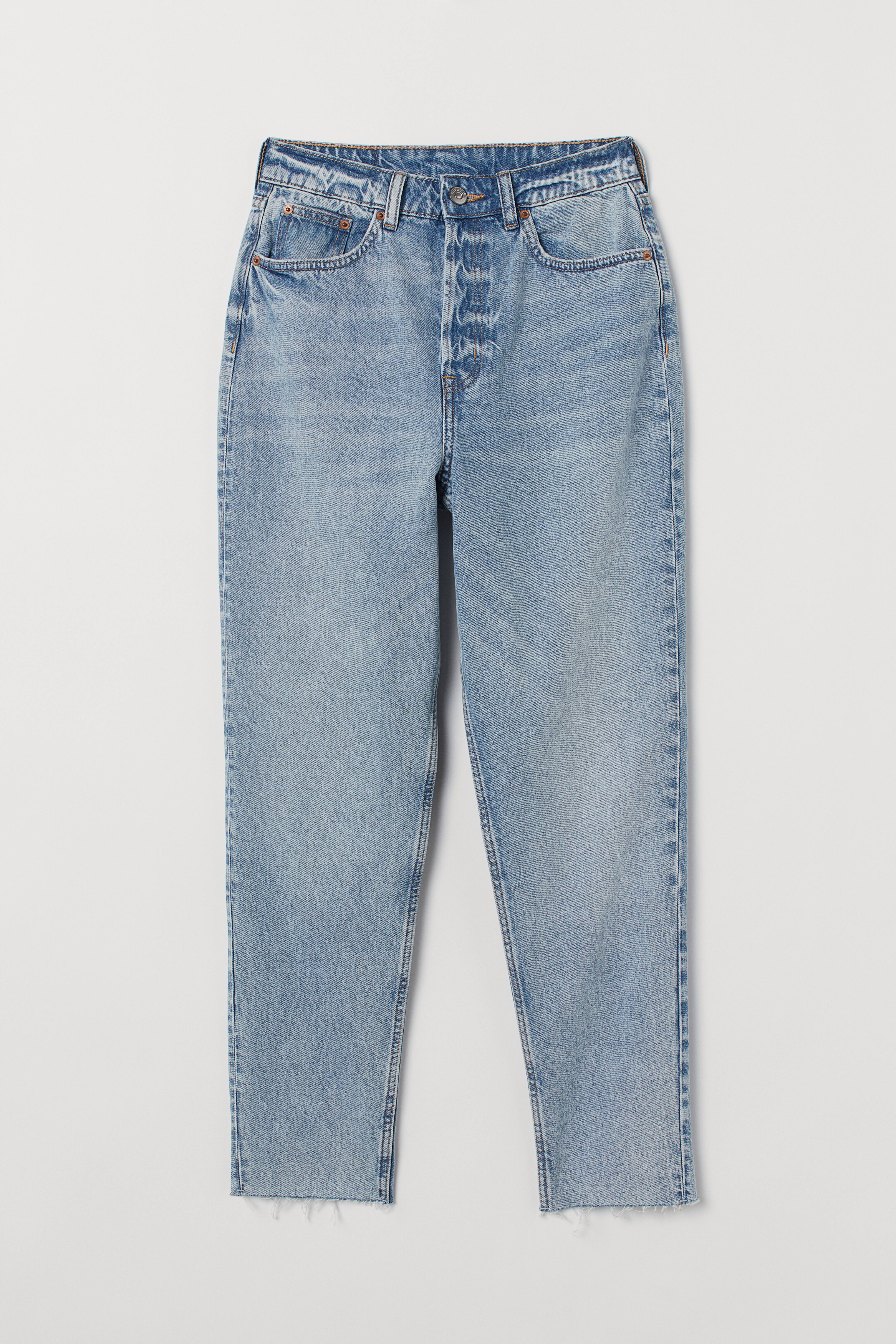 Slim Mom High Ankle Jeans