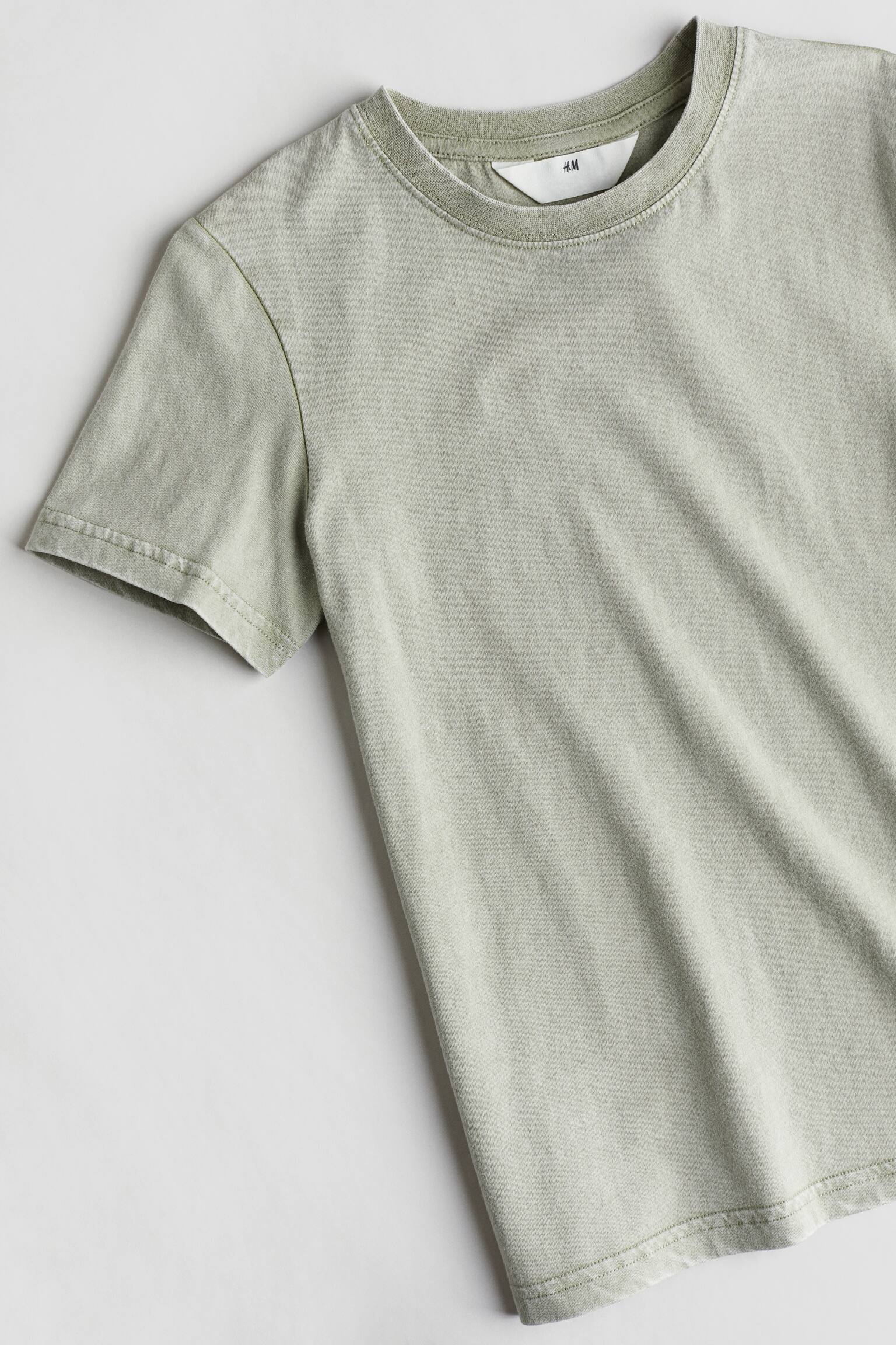 T-shirt - Light khaki green/Black/Tie-dye/Grey - 4