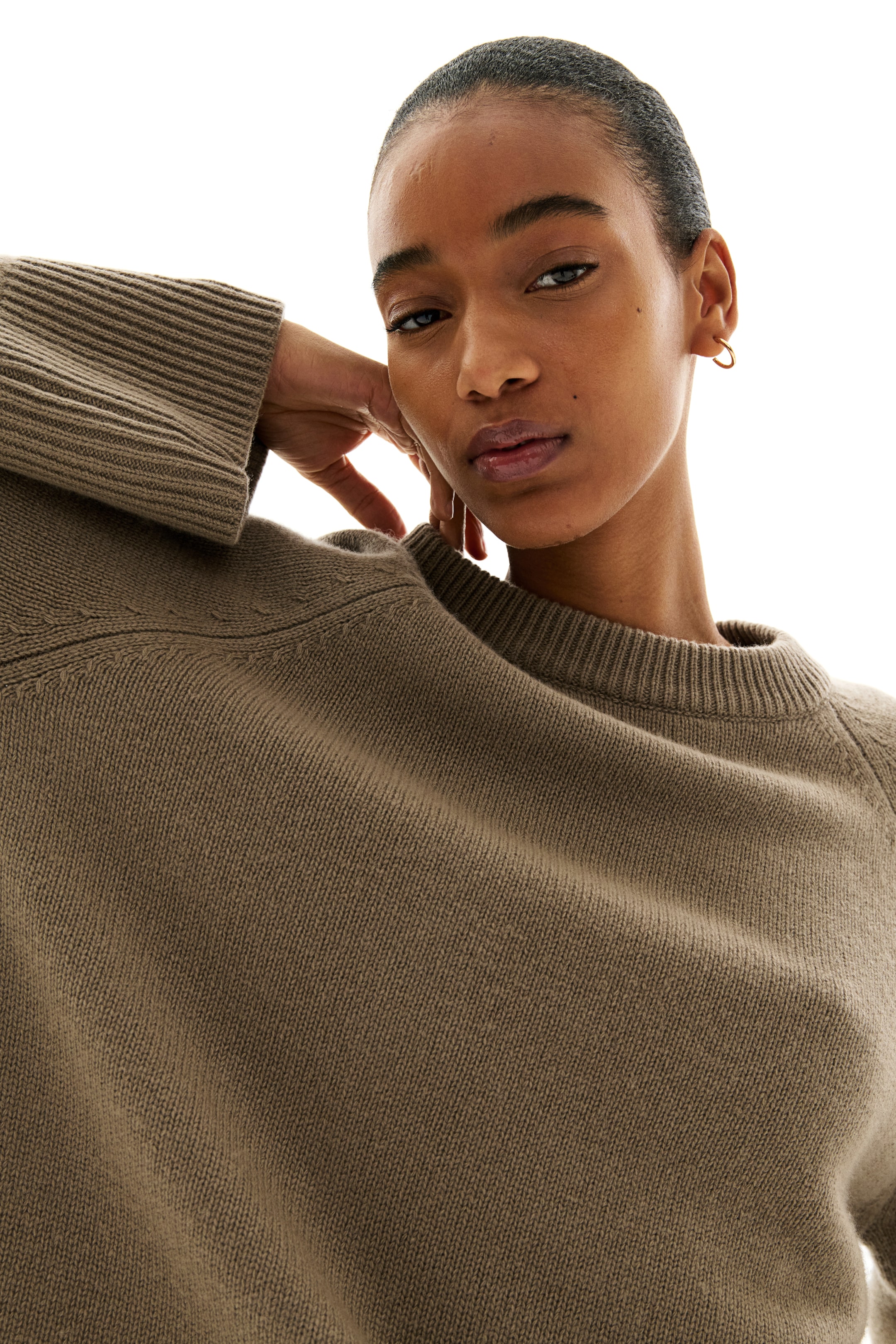 Cashmere-Blend Sweater