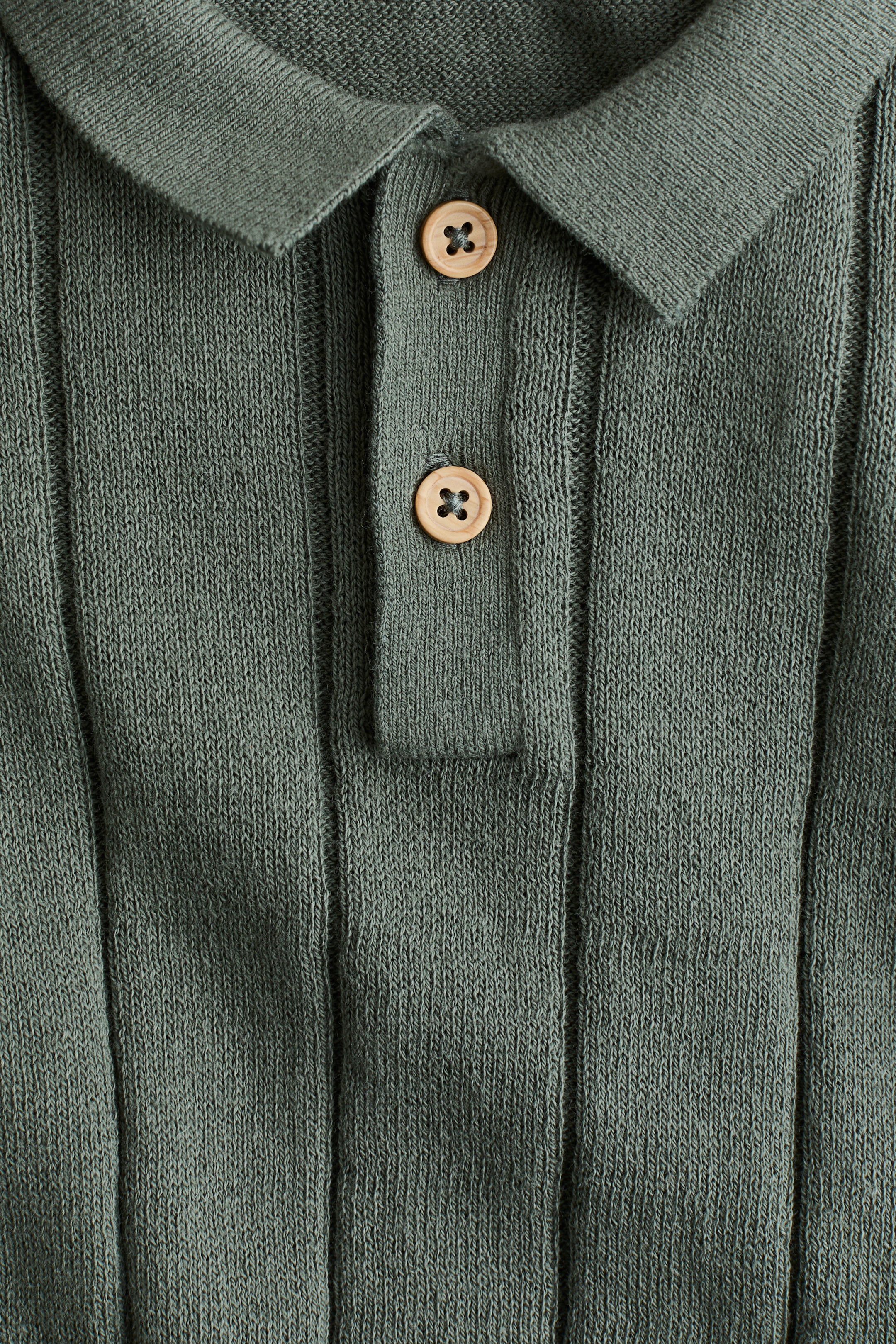 Xem ảnh lớn hơn: Áo polo dệt kim - Màu xanh kaki - Kids | H&M VN 2