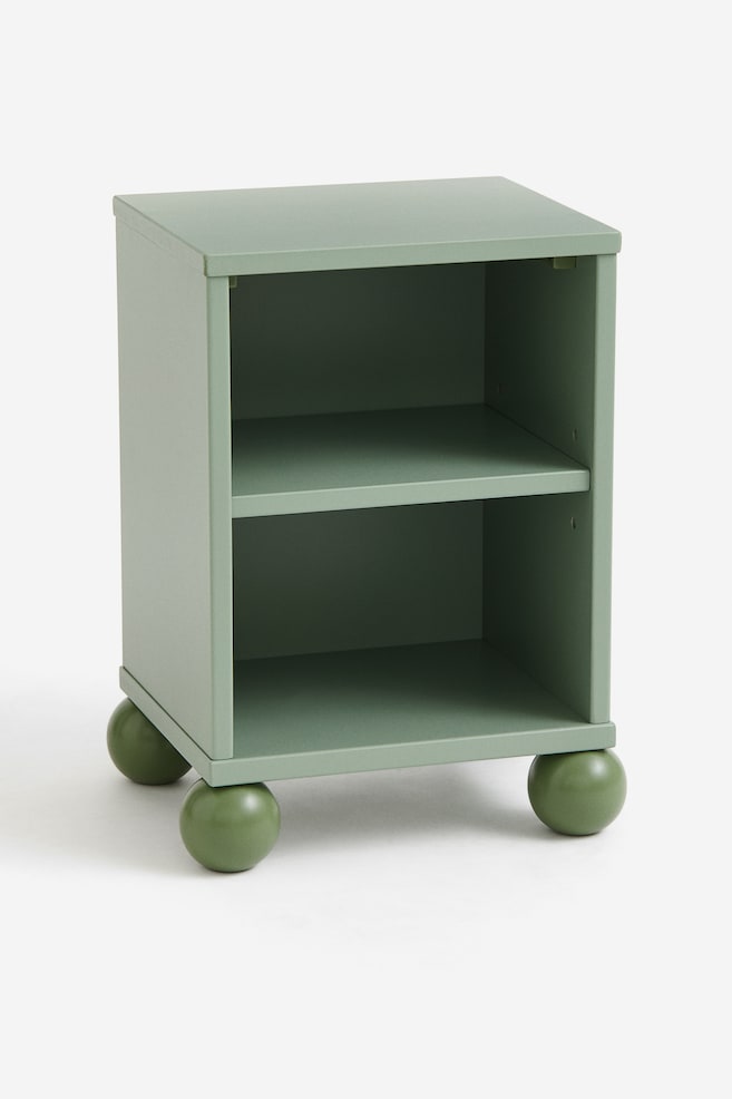 Sängbord för barn - Grön/Gråbeige/Rosa - 1