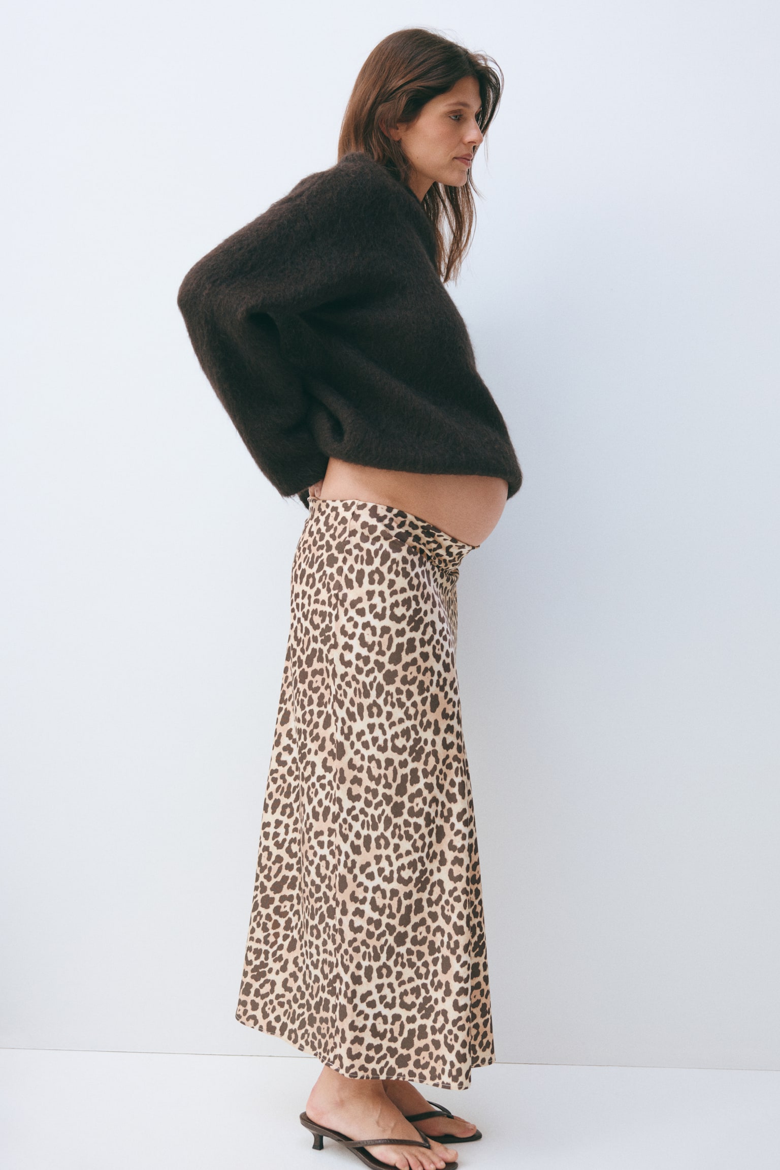 MAMA Атласна сліп-спідниця - 3