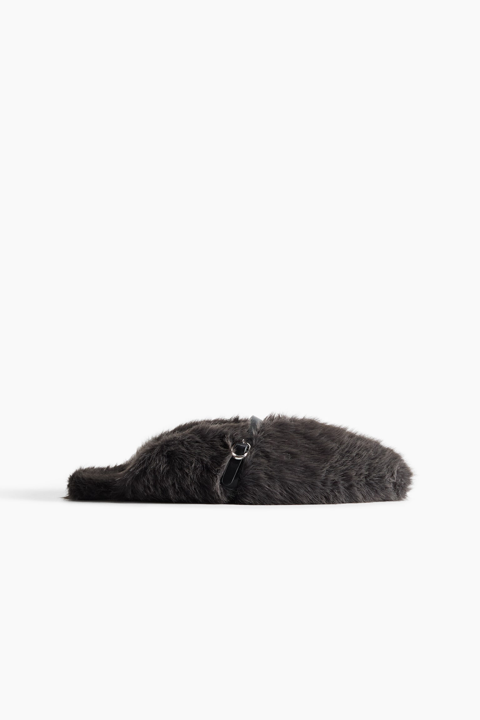 Женские тапочки H&M Slippers, цвет: Тёмный серый — фото 2