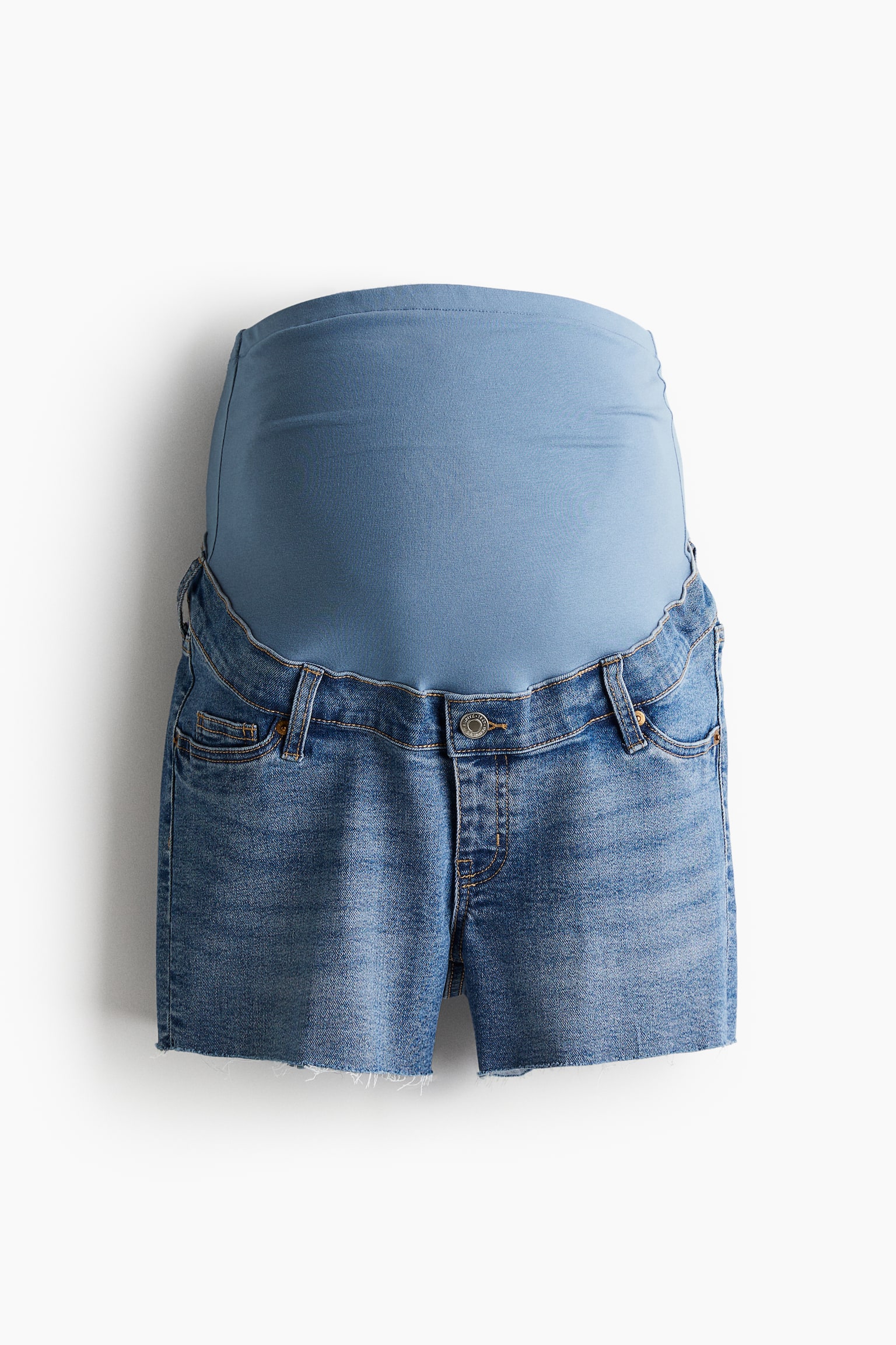 MAMA Denim shorts - Denim blue/Dark denim blue - 2