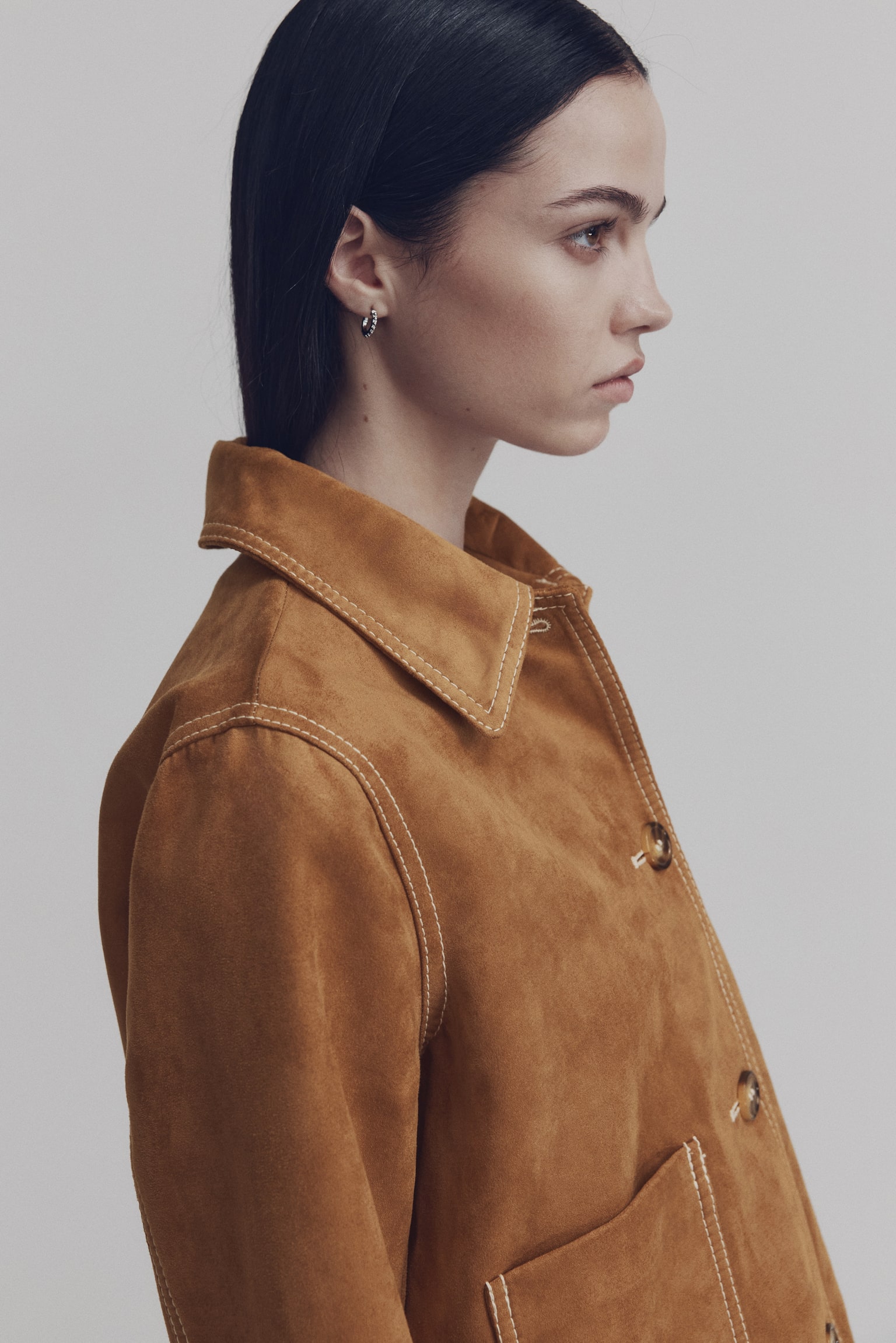 Bunda s límcem - Béžová - 3