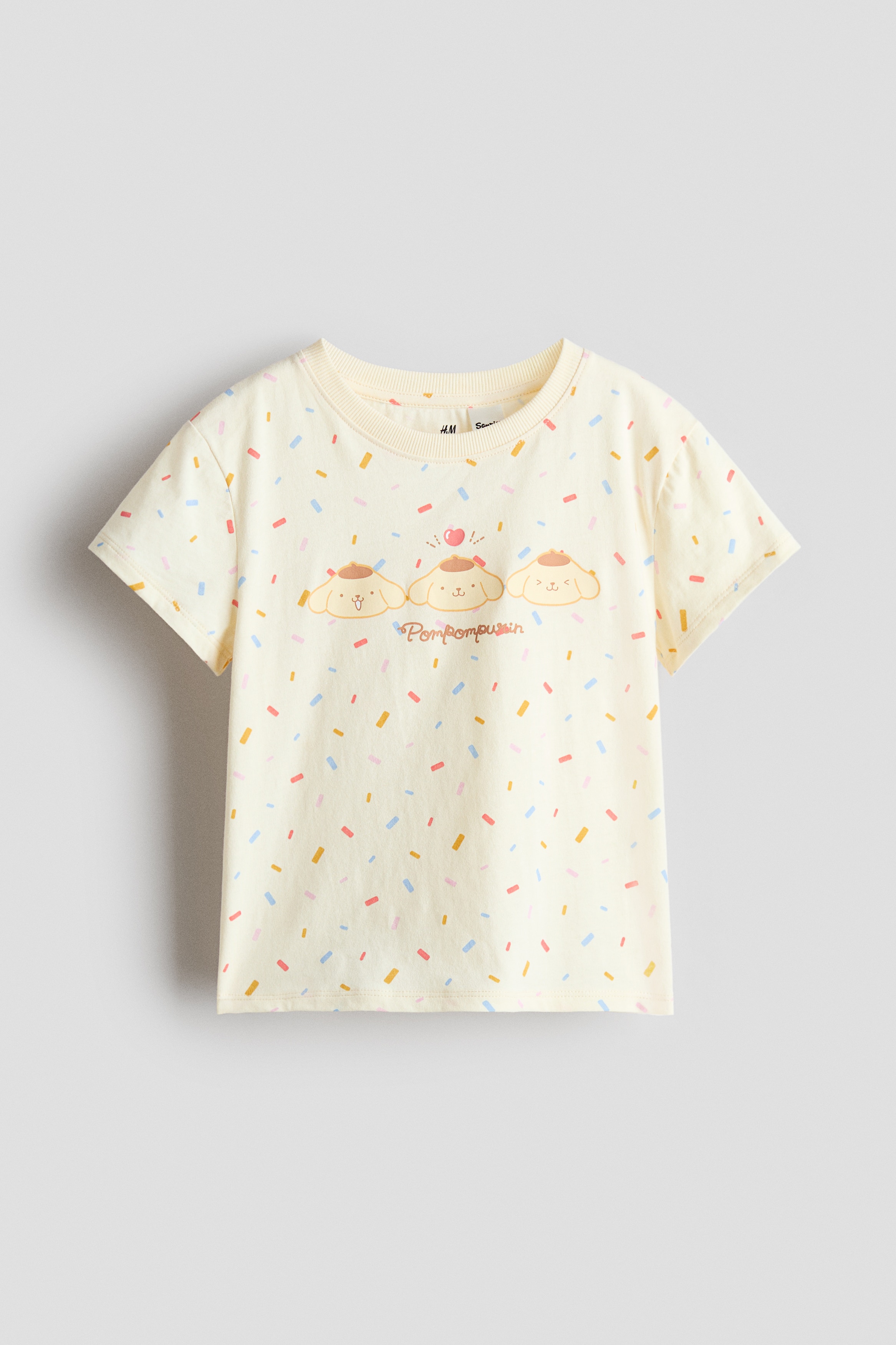 Printed T-Shirt - Light yellow/Pompompurin/Cream/Hello Kitty/Light blue/Cinnamoroll
