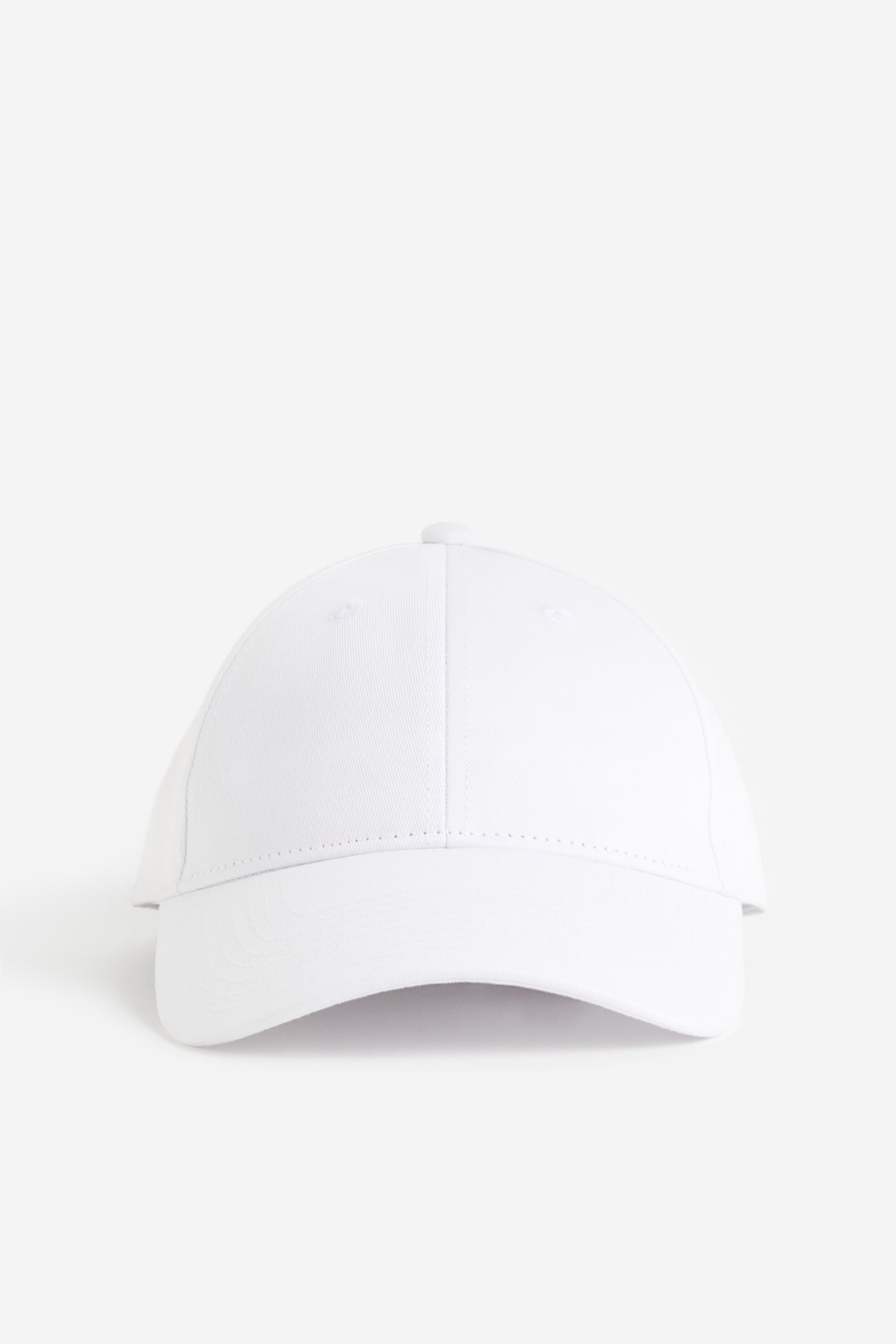 Cotton Twill Cap - White - Men | H&M US