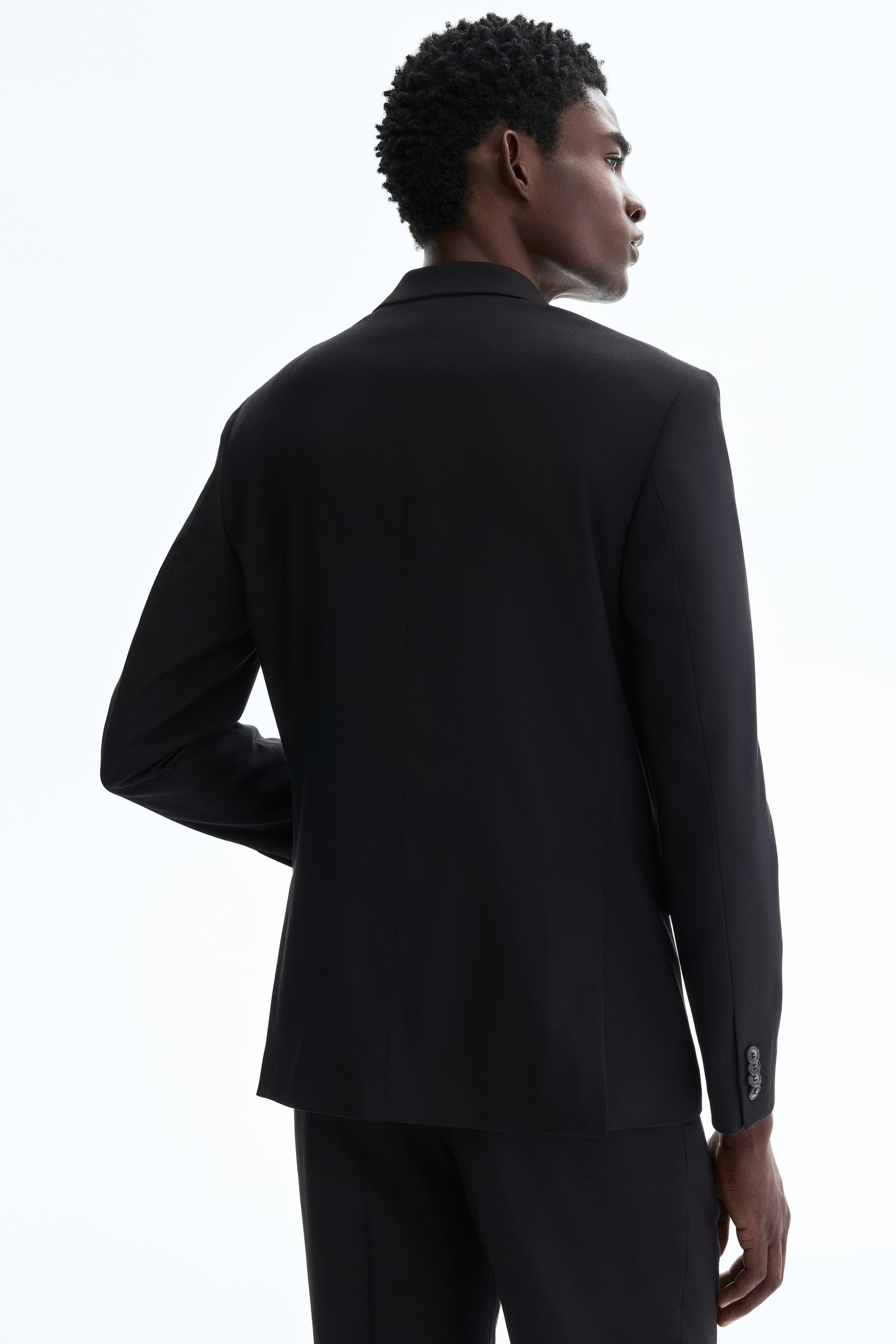Regular-Fit Single-Breasted Jacket