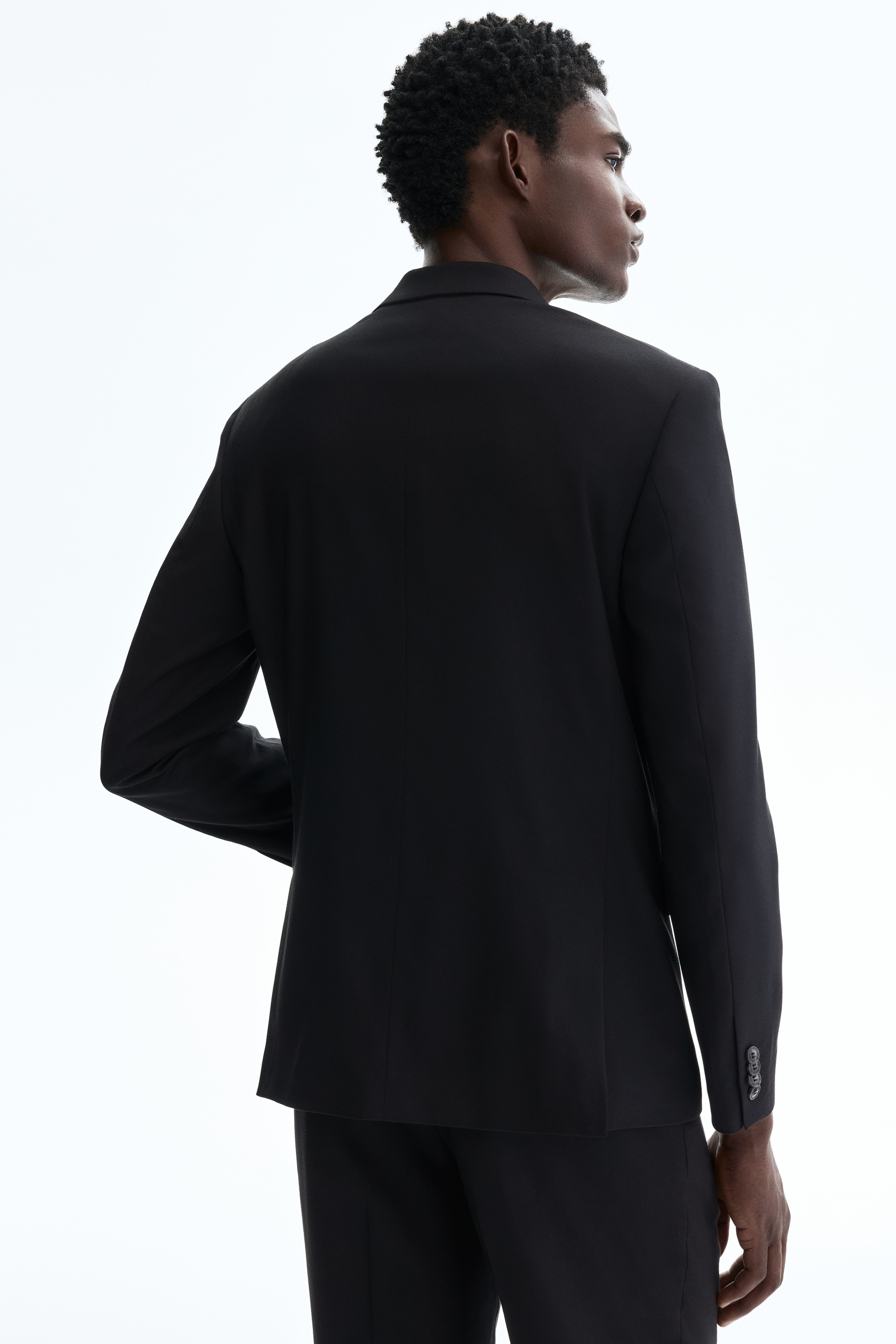 Regular-Fit Single-Breasted Jacket