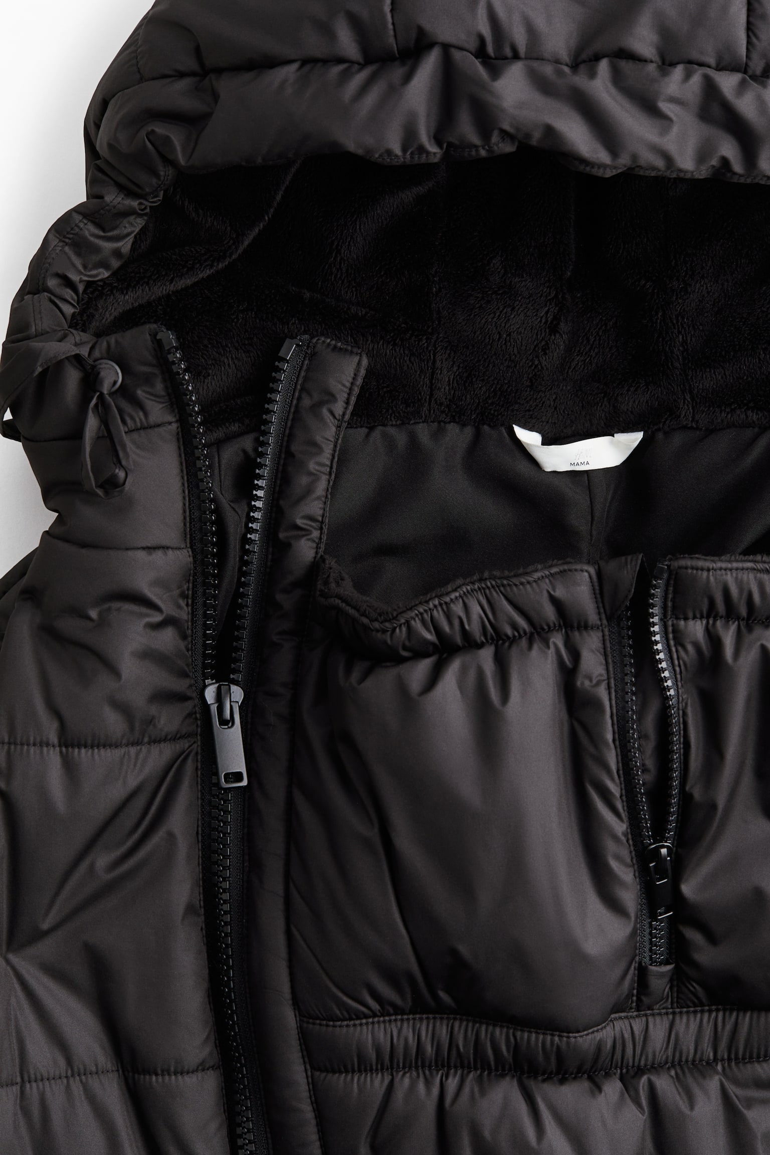 MAMA Before & After Babywearing puffer coat - Black - 4