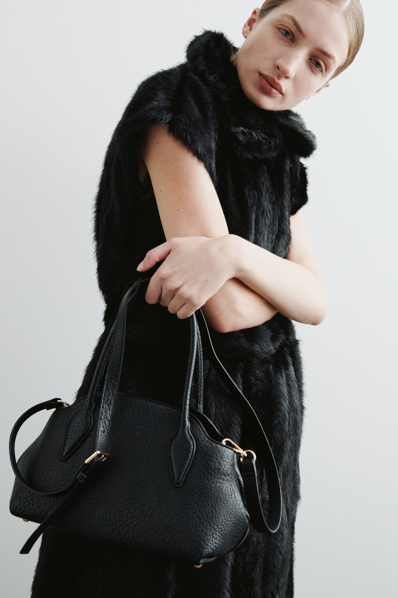 Женская сумка H&M Crossbody, цвет: Чёрный — фото 2