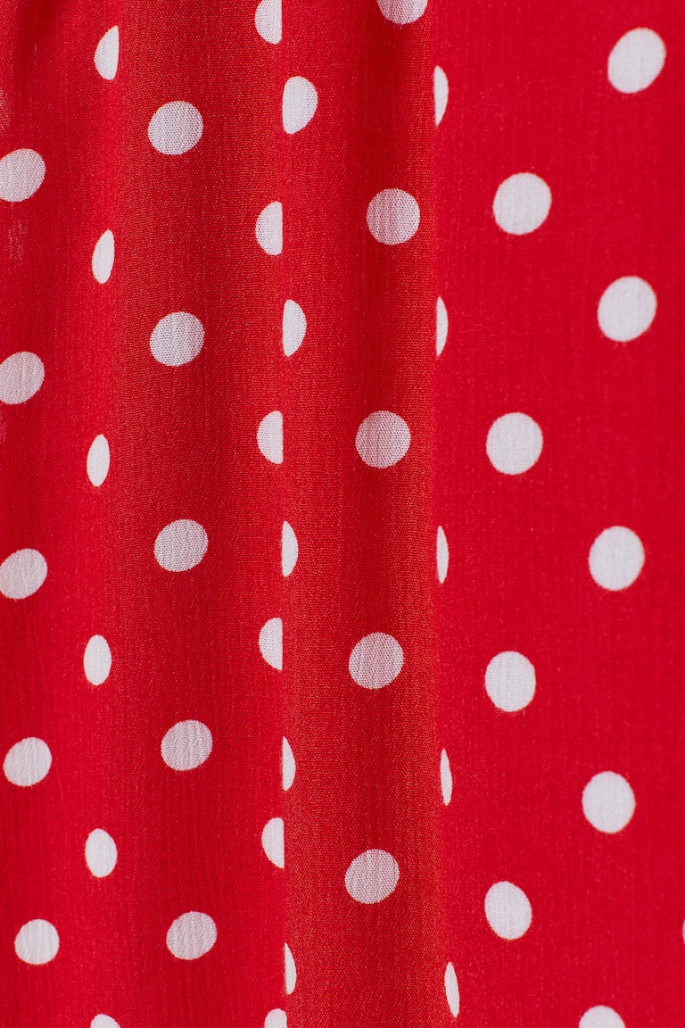 H&M+ Robe portefeuille à motif Rouge/blanc/pois FEMME H&M FR