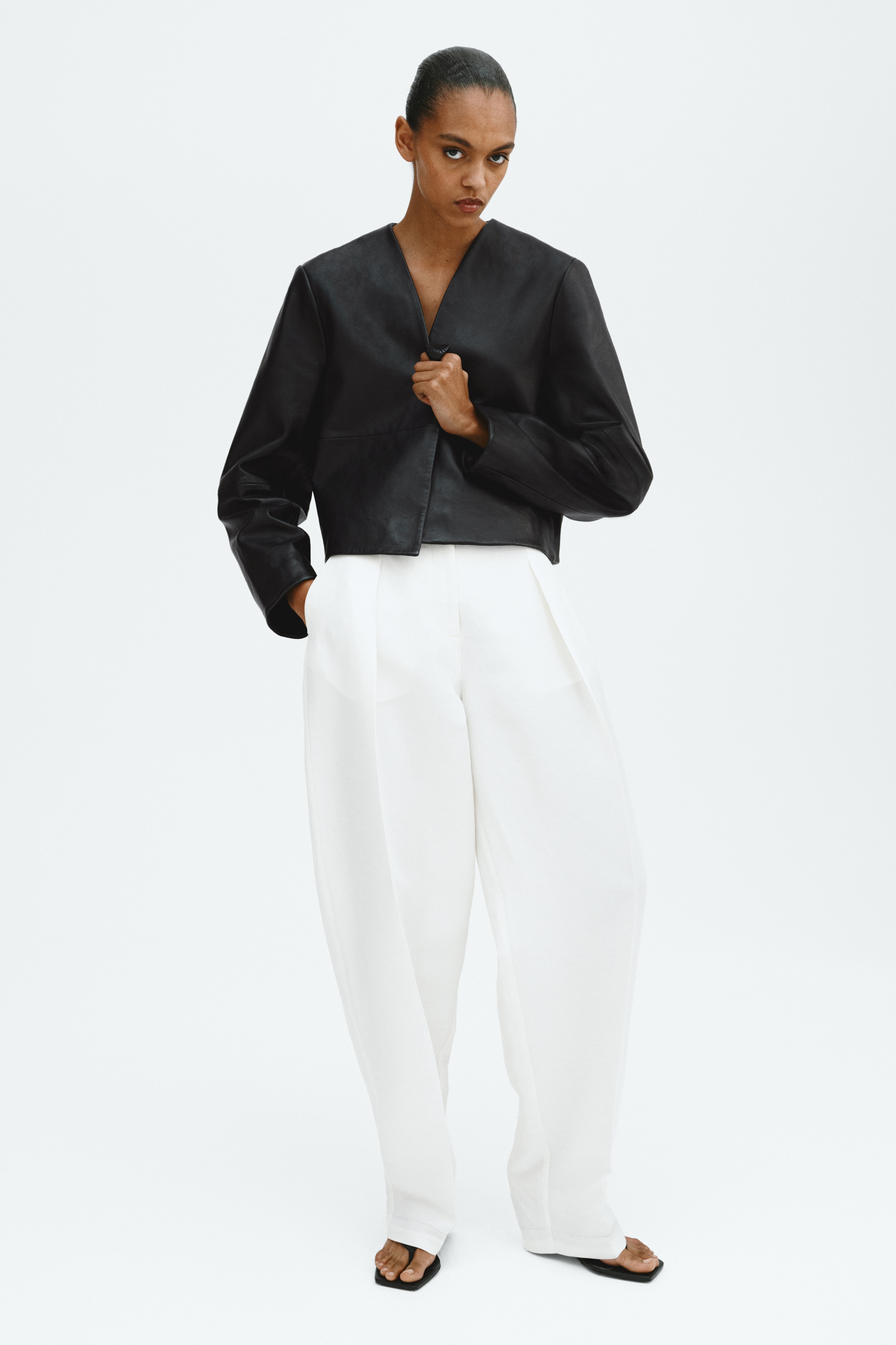 Short Leather Jacket from H&M - $399