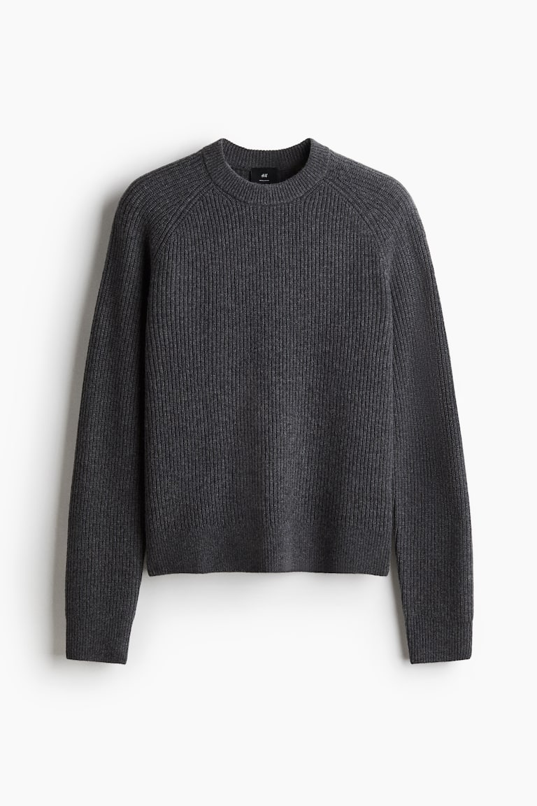 H&M Regular Fit Rib-knit wool jumper — Regular Fit Rib-knit wool jumper